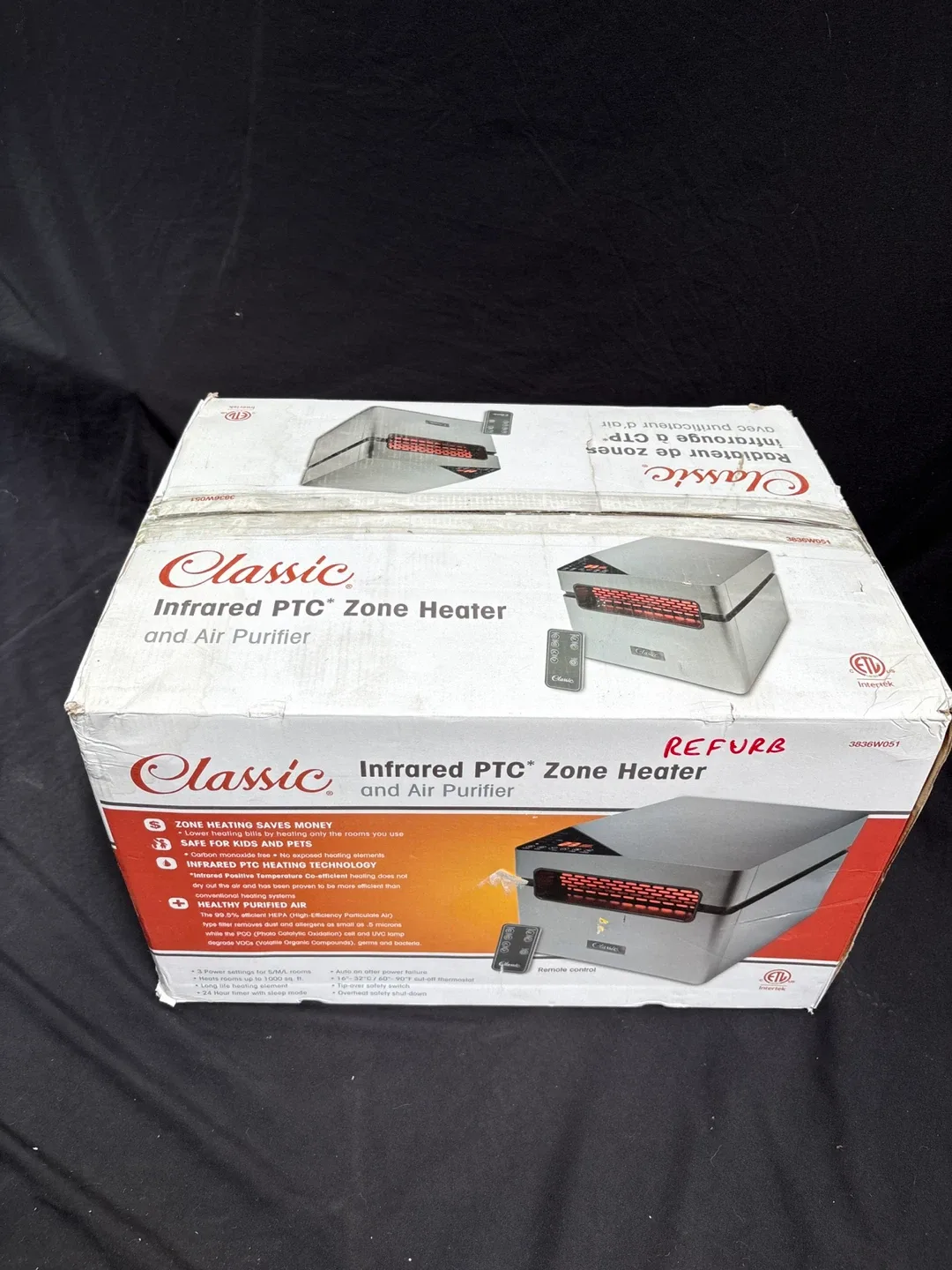 Classic Infrared PTC Zone Heater and Air Purifier image indicator(4)