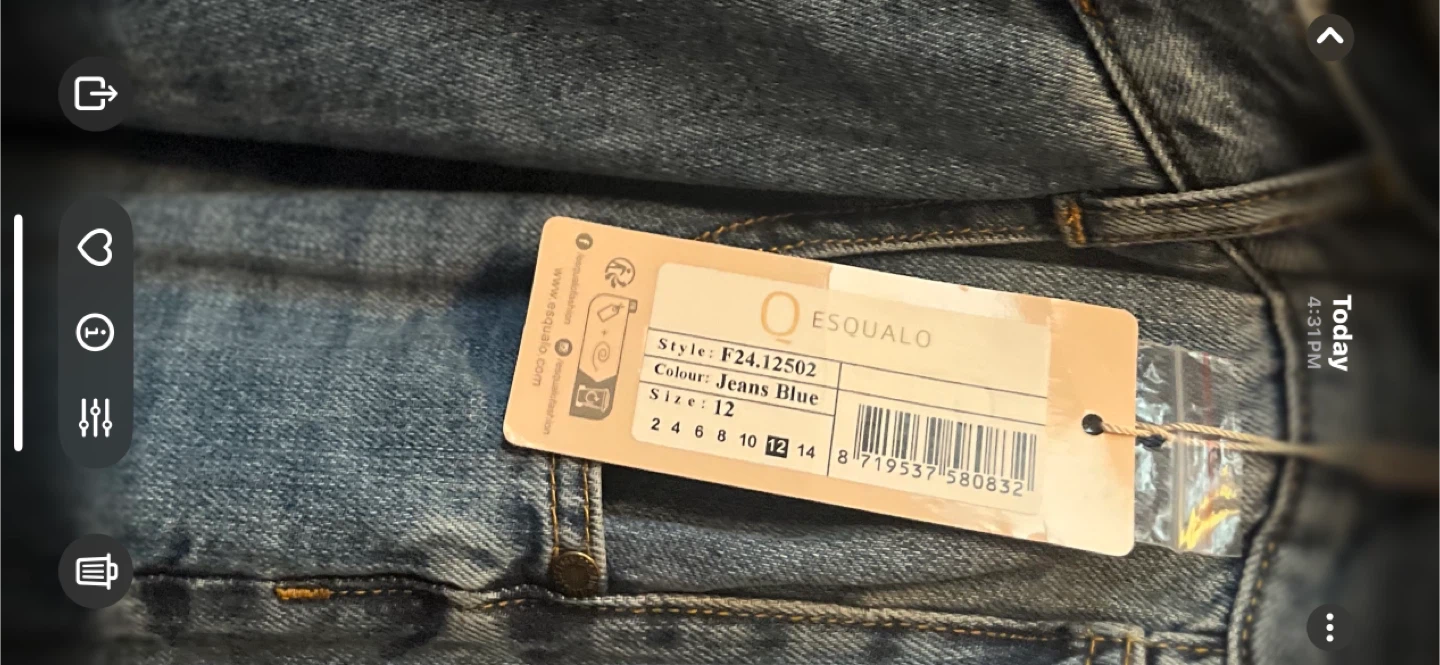 ESQUALO Cargo Jeans, 12- new with tags, $129 value - photo 3