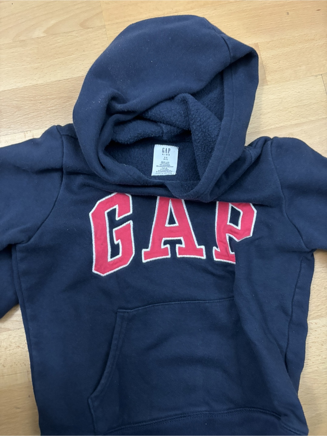 GAP Kids Blue Hoodie Size Small