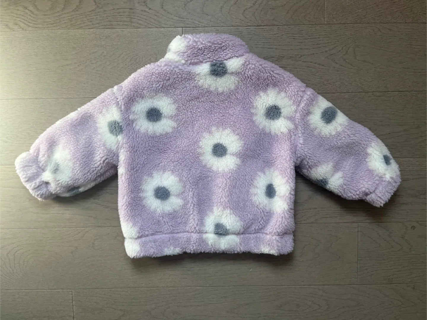 ZARA Kids Fleece Bomber Jacket - Size 3-4 Years 🥕 image indicator(3)