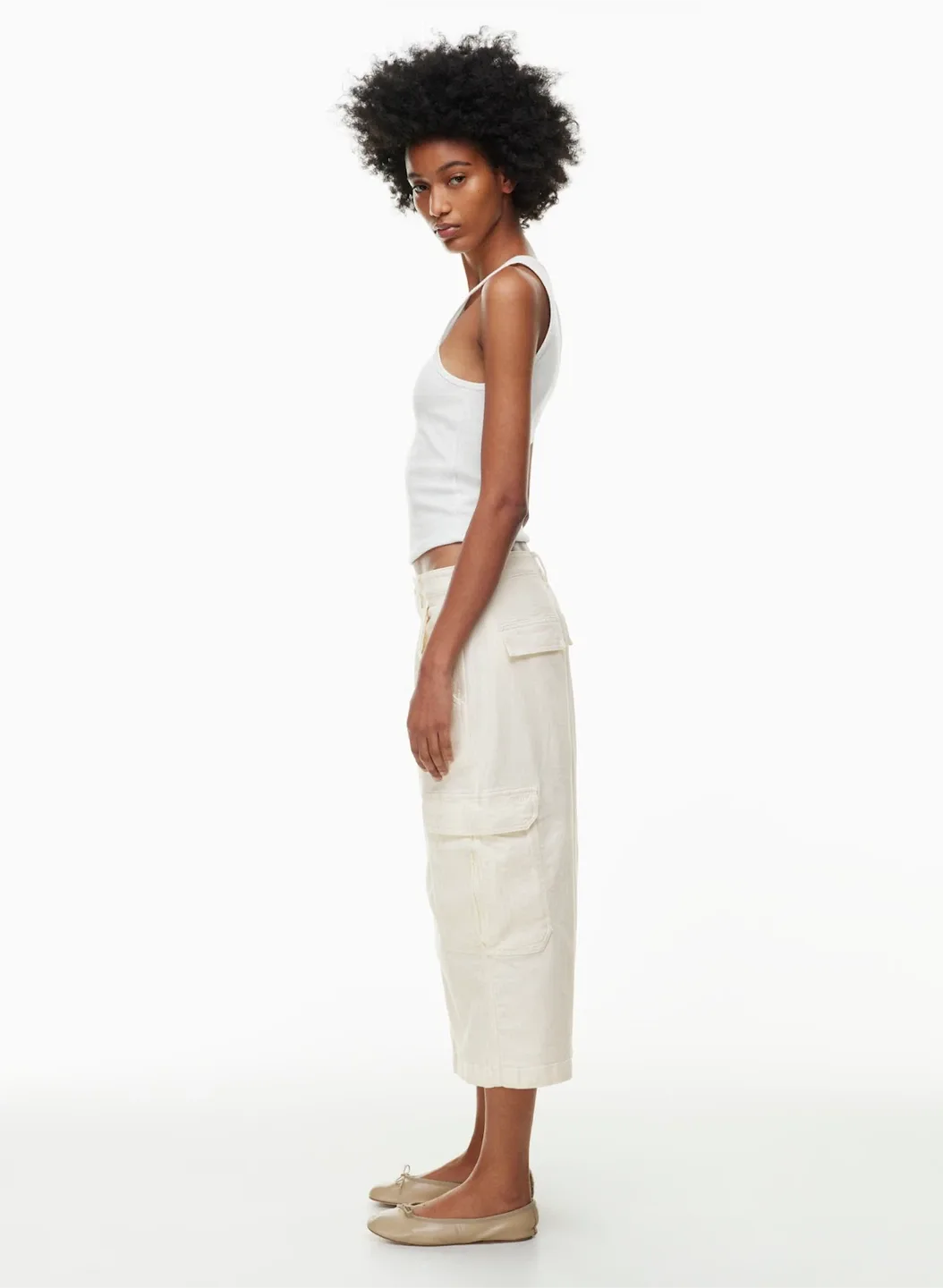 Aritzia Tna Troop Midi Cargo Skirt | GD Light Birch image indicator(3)