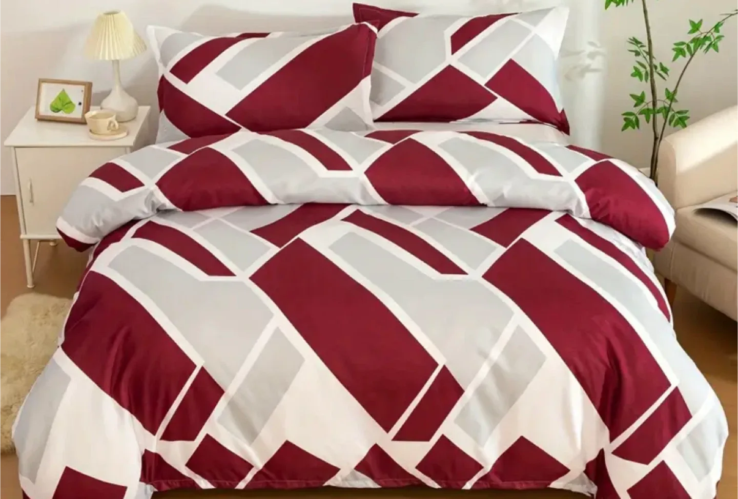 Queen size 3 pieces Duvet cover sets image indicator(6)