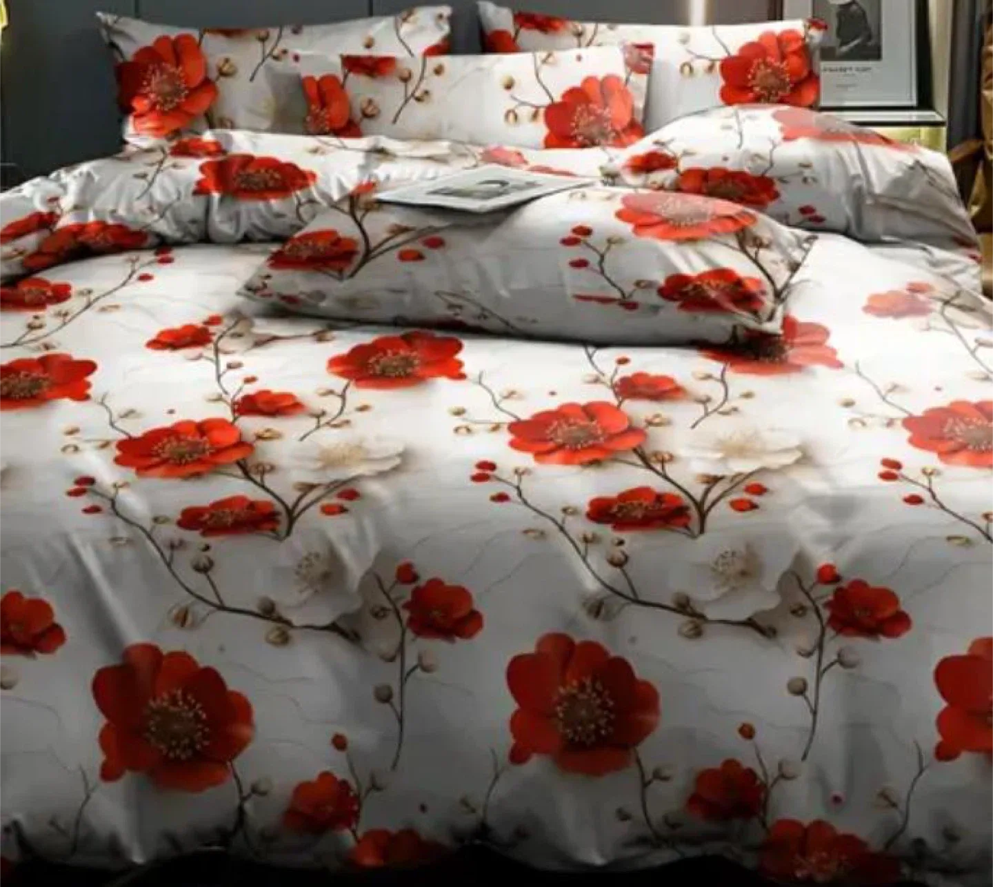 Queen size 3 pieces Duvet cover sets thumbnail