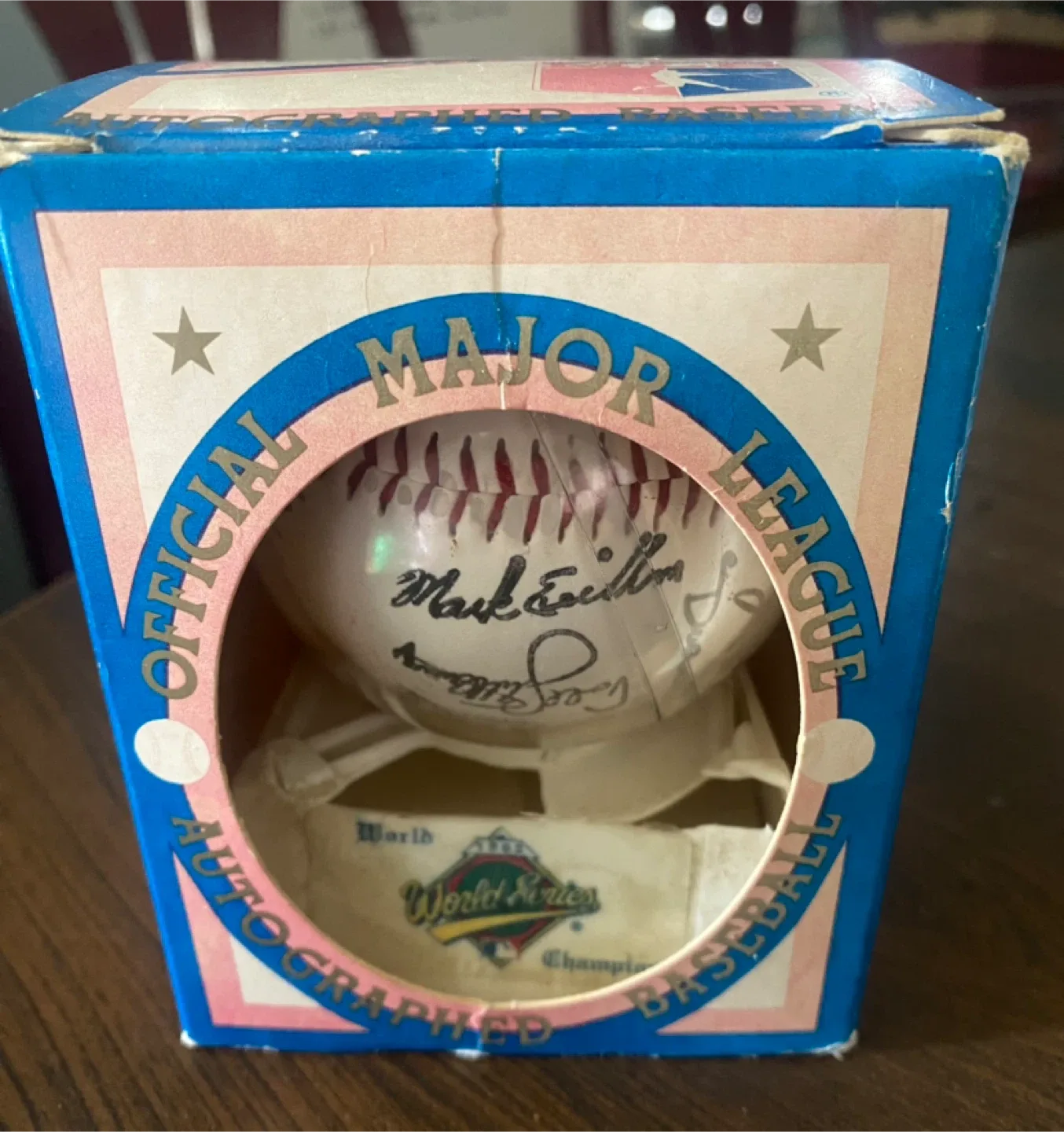 Major League Autographed Baseball thumbnail
