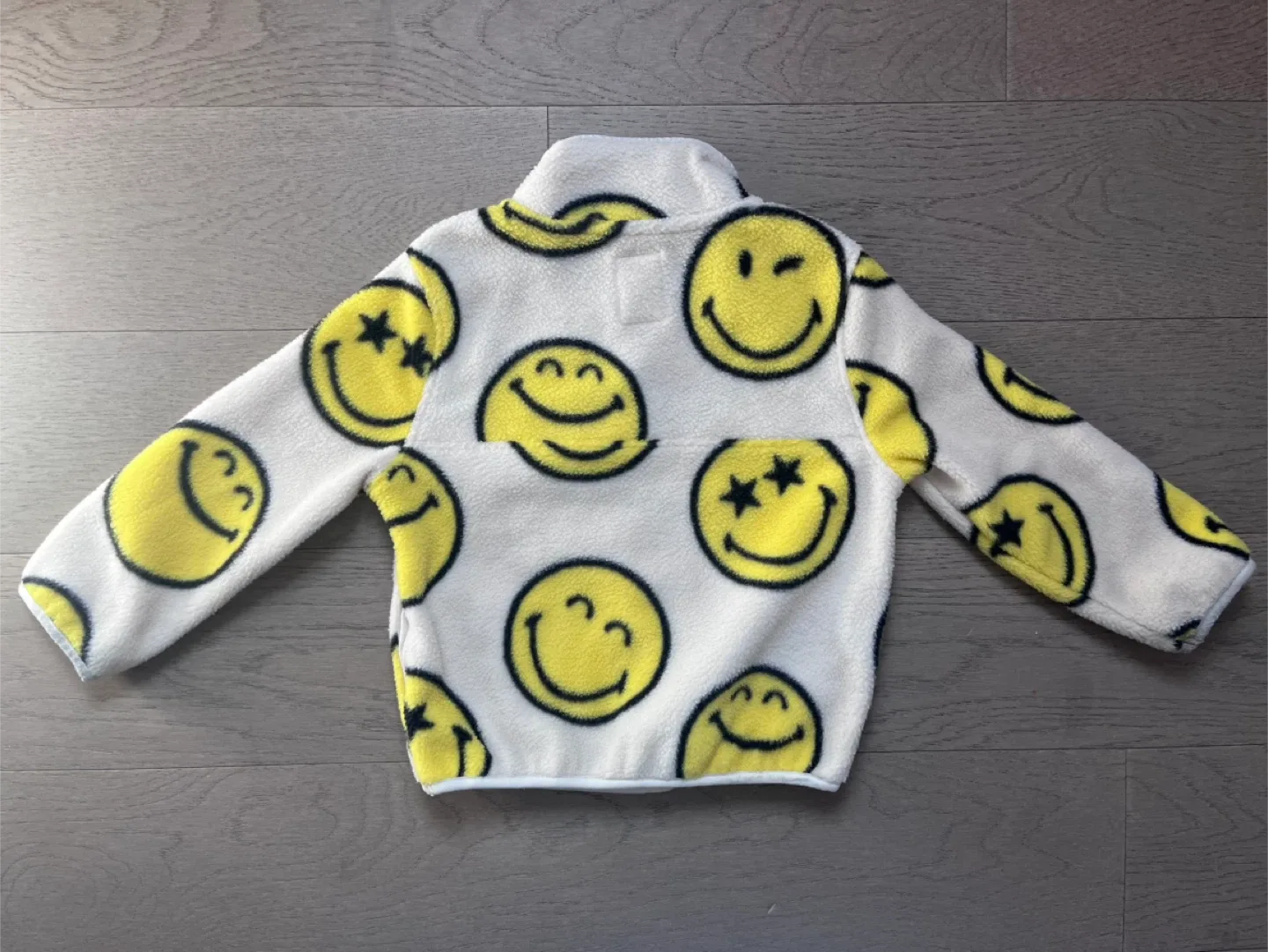 GAP Kids Smiley World Fleece Pullover - Size 3 Years 🥕 image indicator(3)