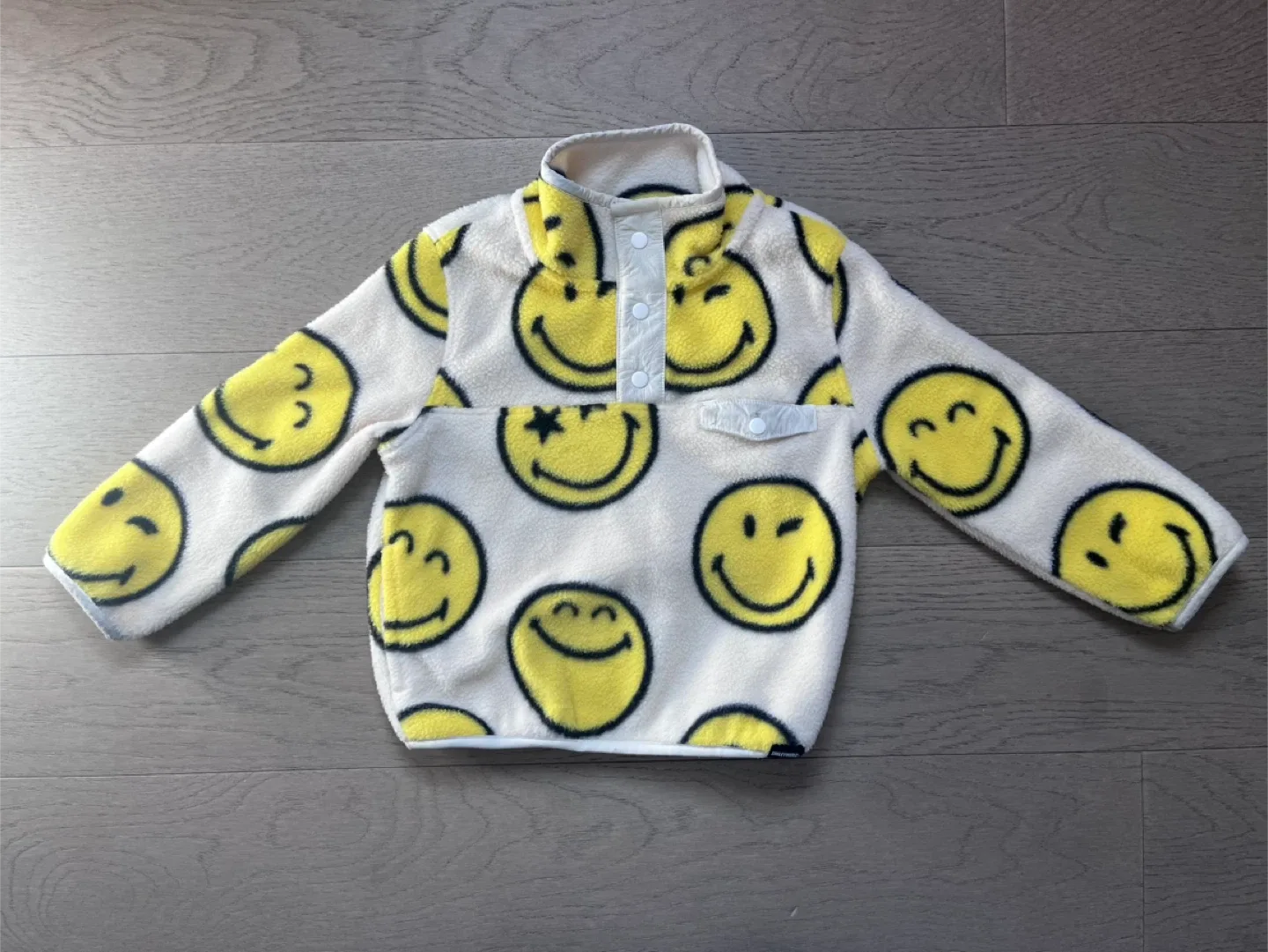 GAP Kids Smiley World Fleece Pullover - Size 3 Years 🥕 thumbnail