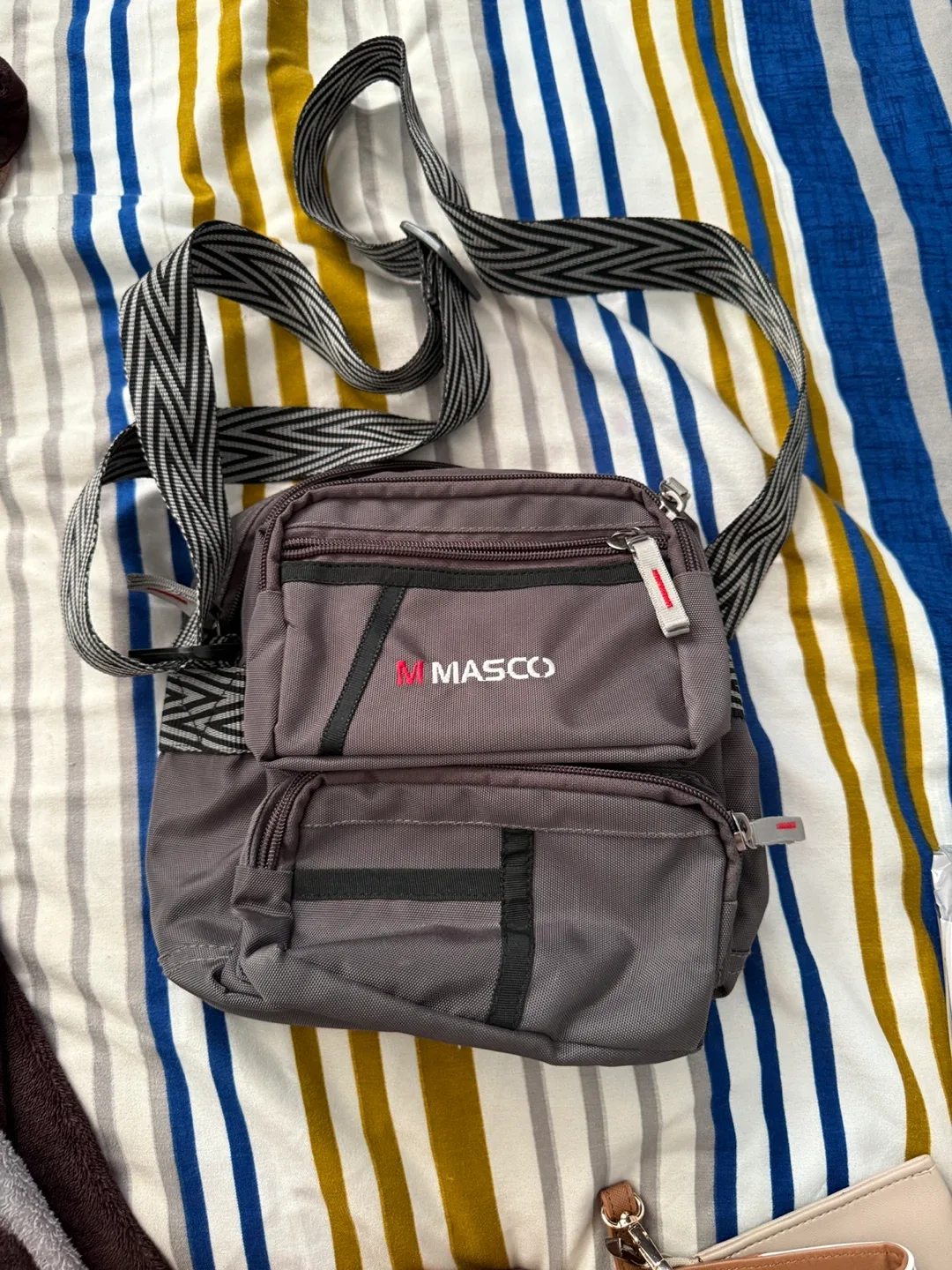 Mimasco Grey Crossbody Bag thumbnail