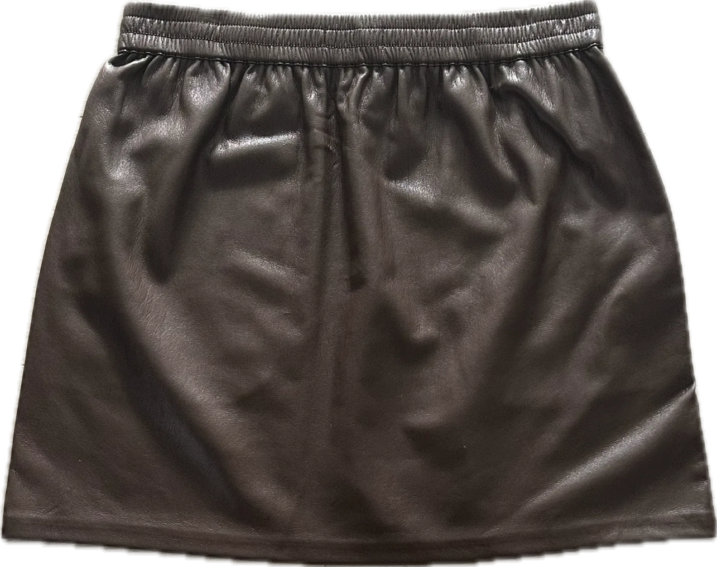 Aritzia Babaton Vegan Leather “Flags” Pencil Skirt | Coffee Bean image indicator(5)