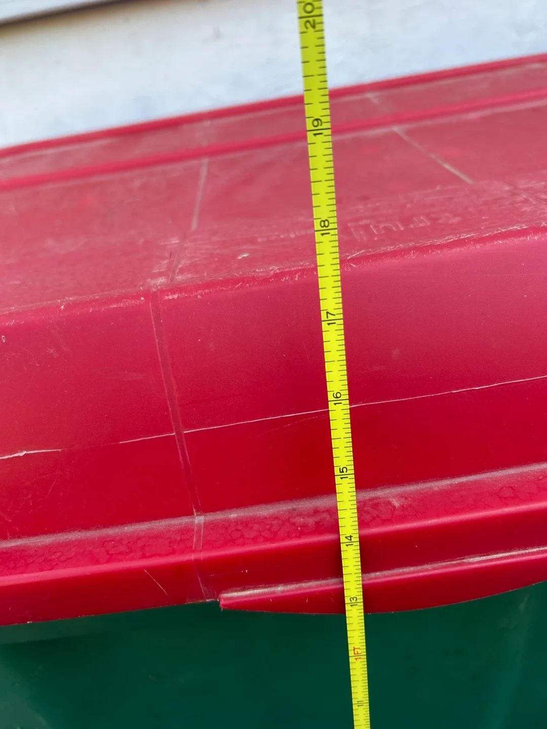 Red & Green Storage Bin - 26x16 inches image indicator(3)