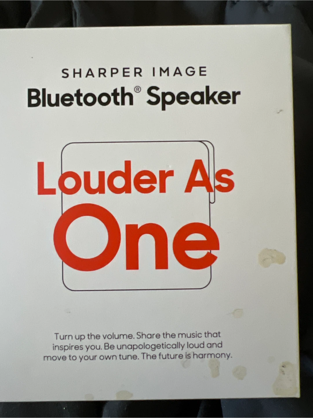 Sharper Image Louder As One Bluetooth Speaker - photo 2