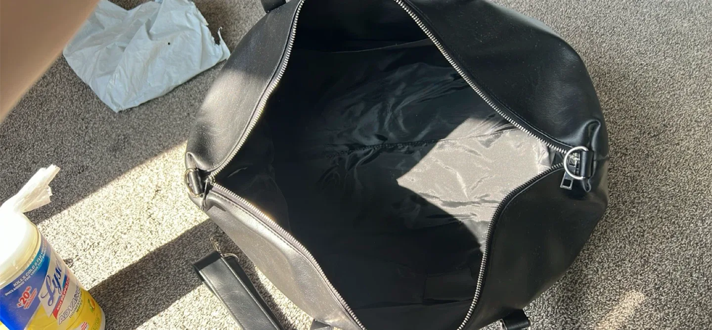 Michel Germain Paris Black Duffle Bag image indicator(2)