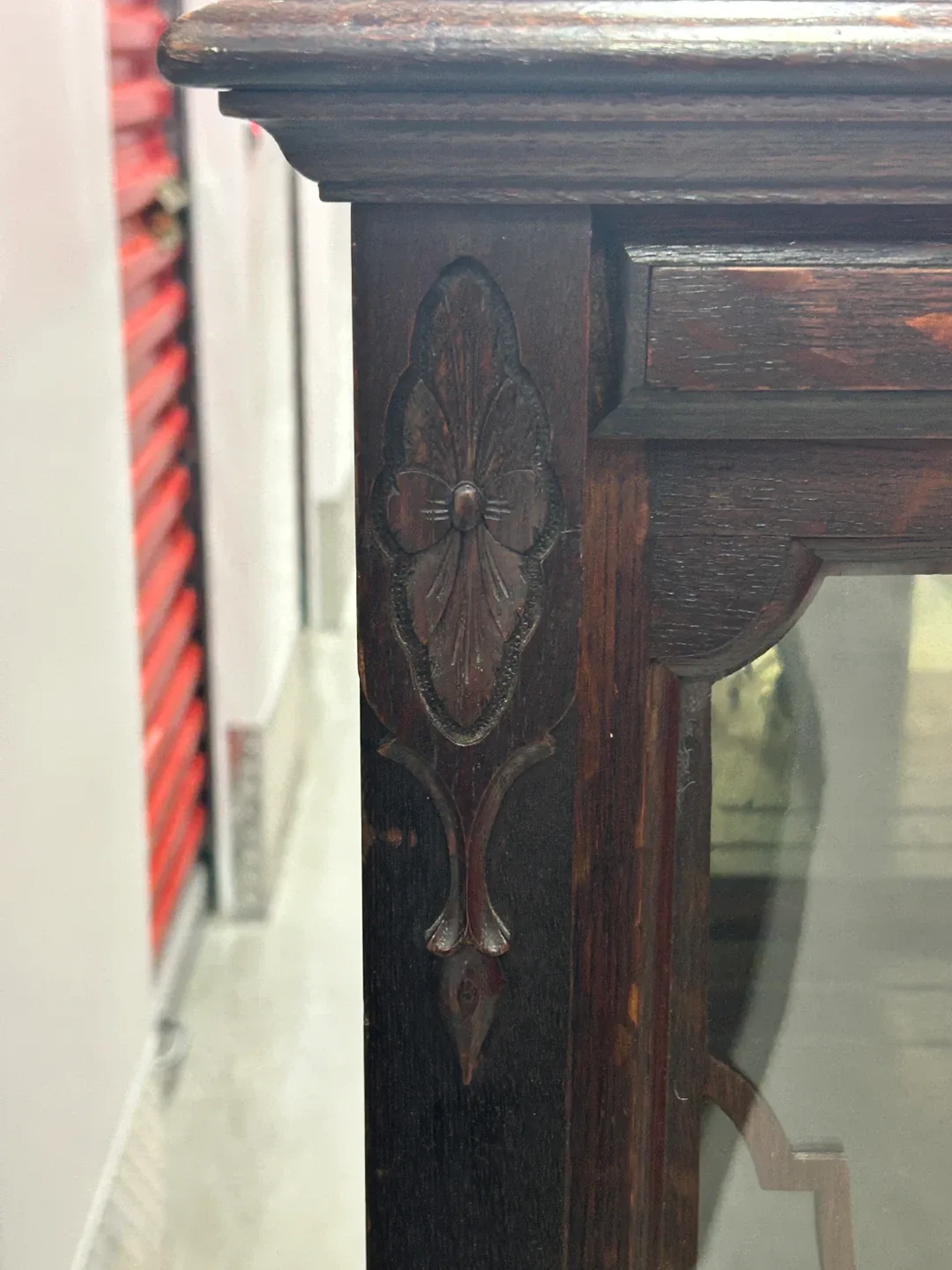 Vintage Wooden Display Cabinet image indicator(7)