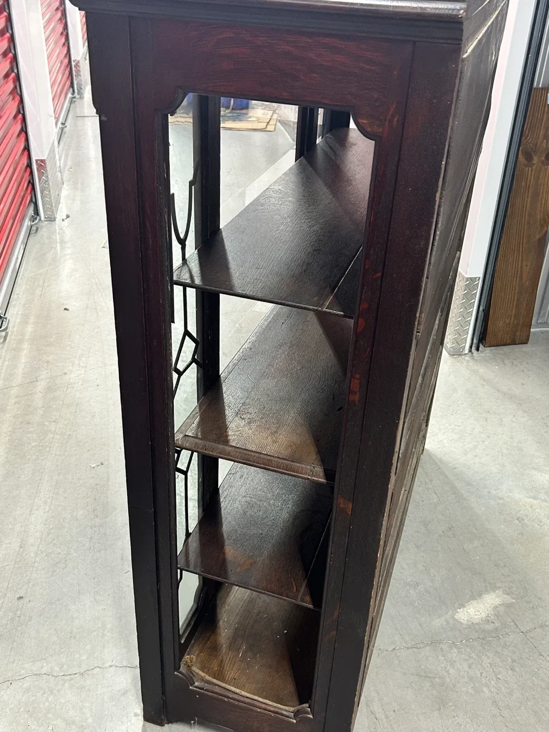 Vintage Wooden Display Cabinet image indicator(10)