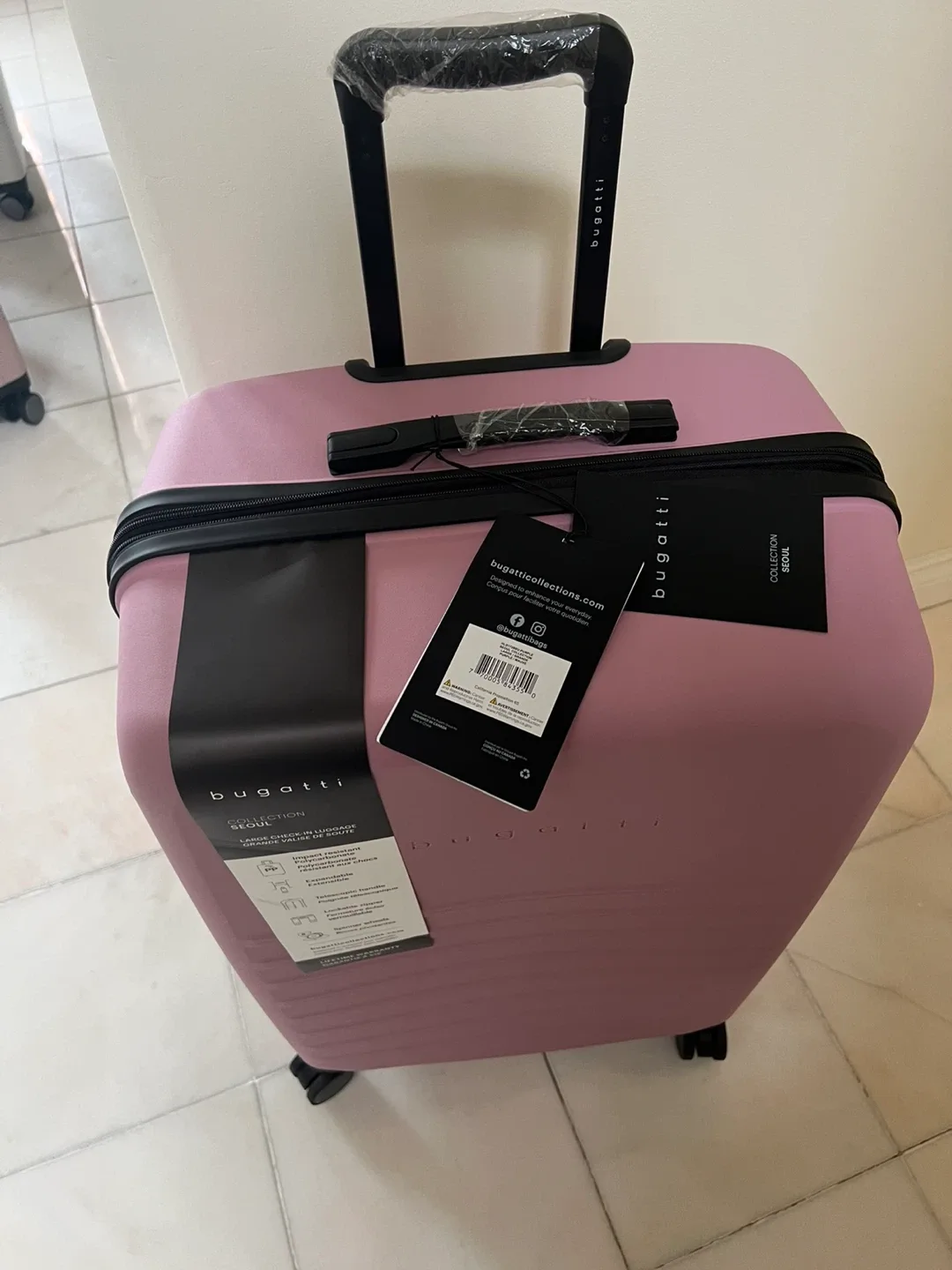 Bugatti Seoul Luggage - Pink 2 pc. 30inch & 21inch