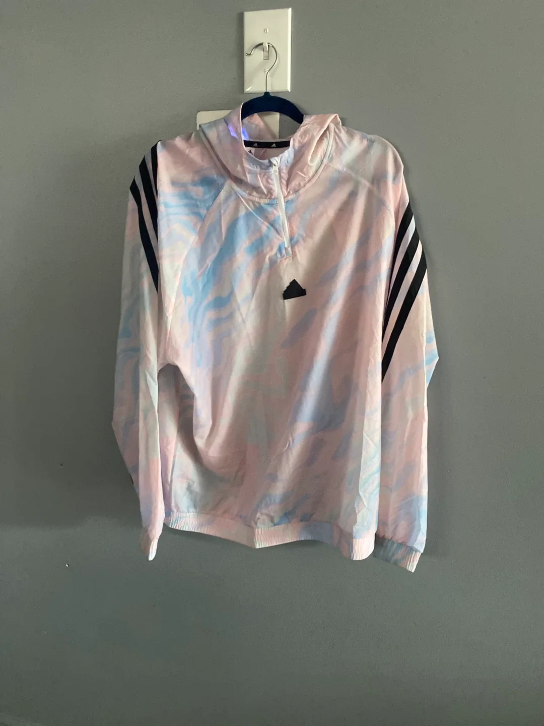 Adidas XL Pullover Windbreaker Jacket thumbnail