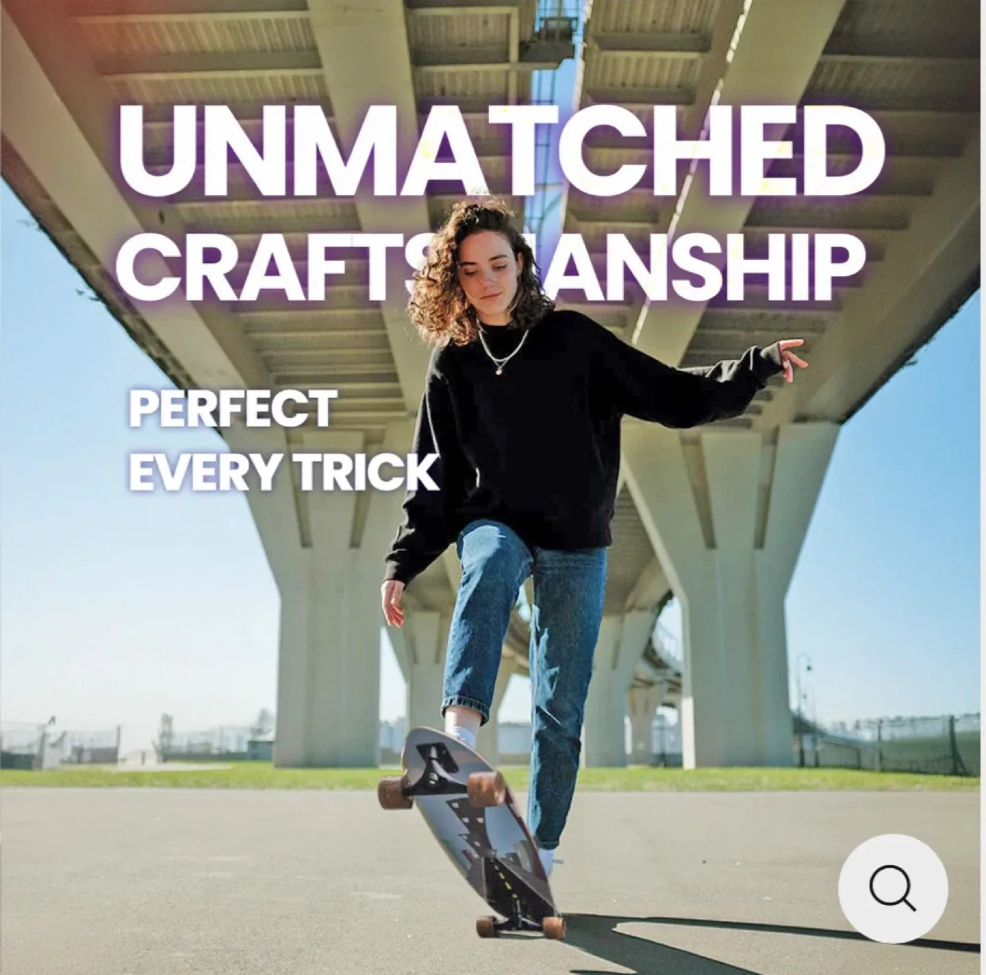 *Brand New*Empire Cruiser Skateboard w/ Surfskate Trucks image indicator(5)