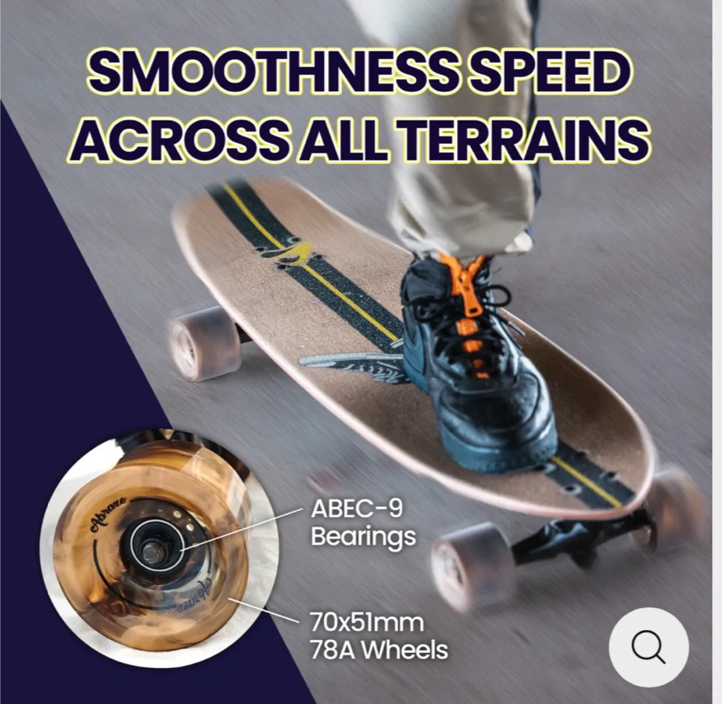 *Brand New*Empire Cruiser Skateboard w/ Surfskate Trucks image indicator(6)