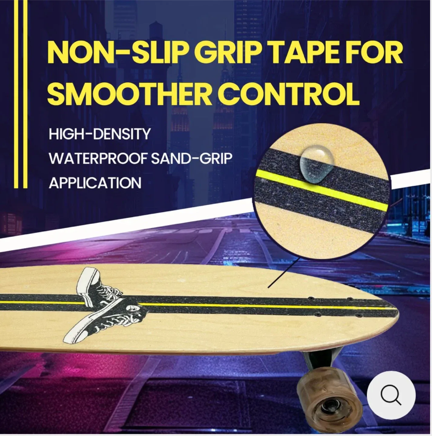 *Brand New*Empire Cruiser Skateboard w/ Surfskate Trucks image indicator(7)