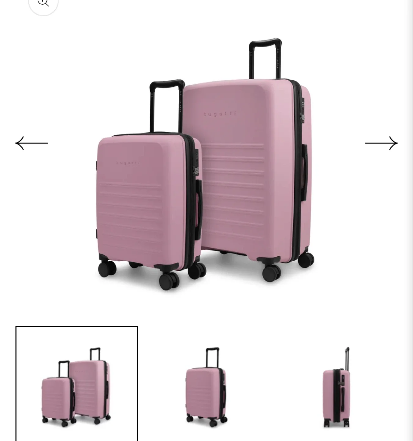 Bugatti Seoul Luggage - Pink 2 pc. 30inch & 21inch image indicator(5)