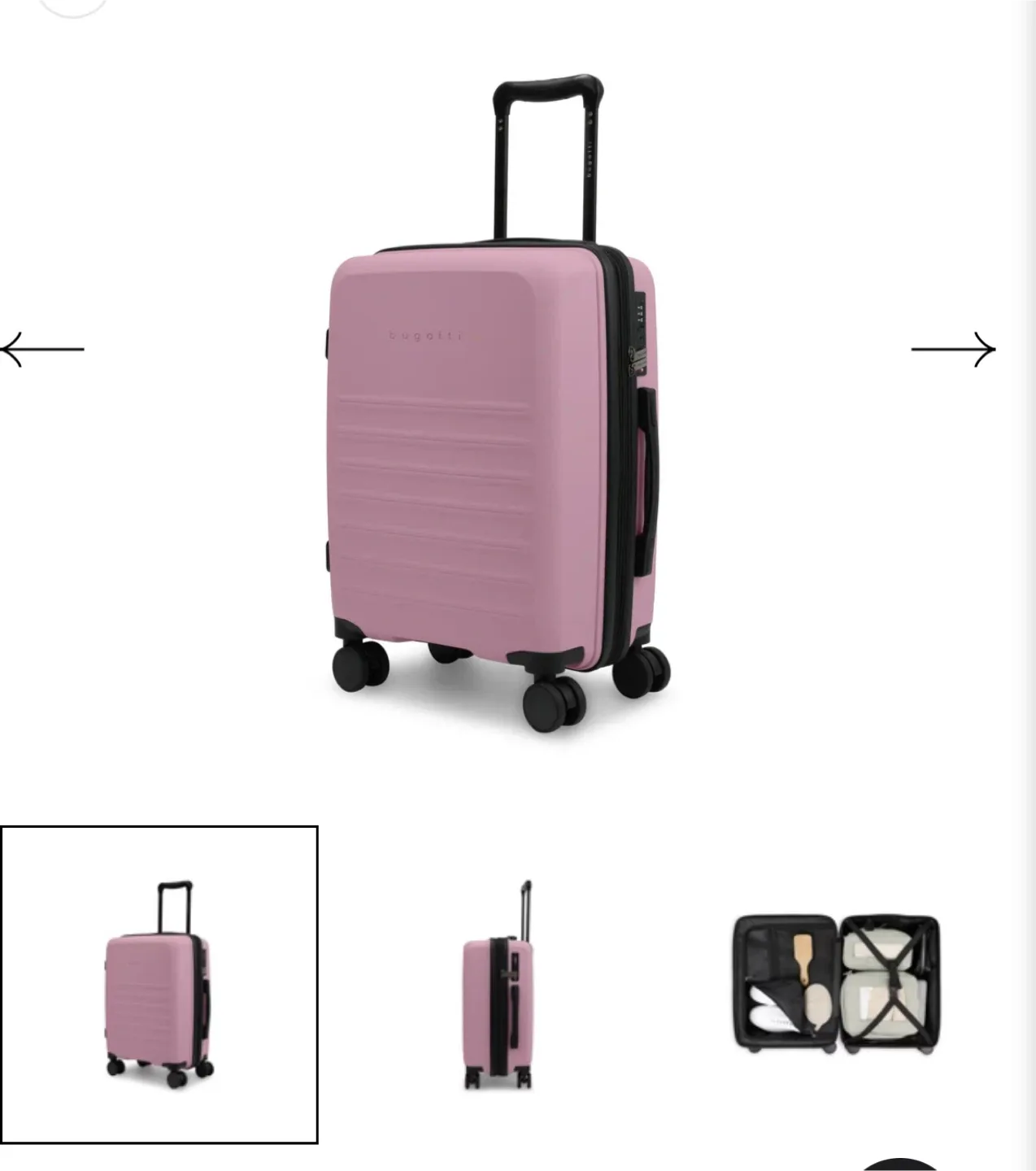 Bugatti Seoul Luggage - Pink 2 pc. 30inch & 21inch image indicator(4)