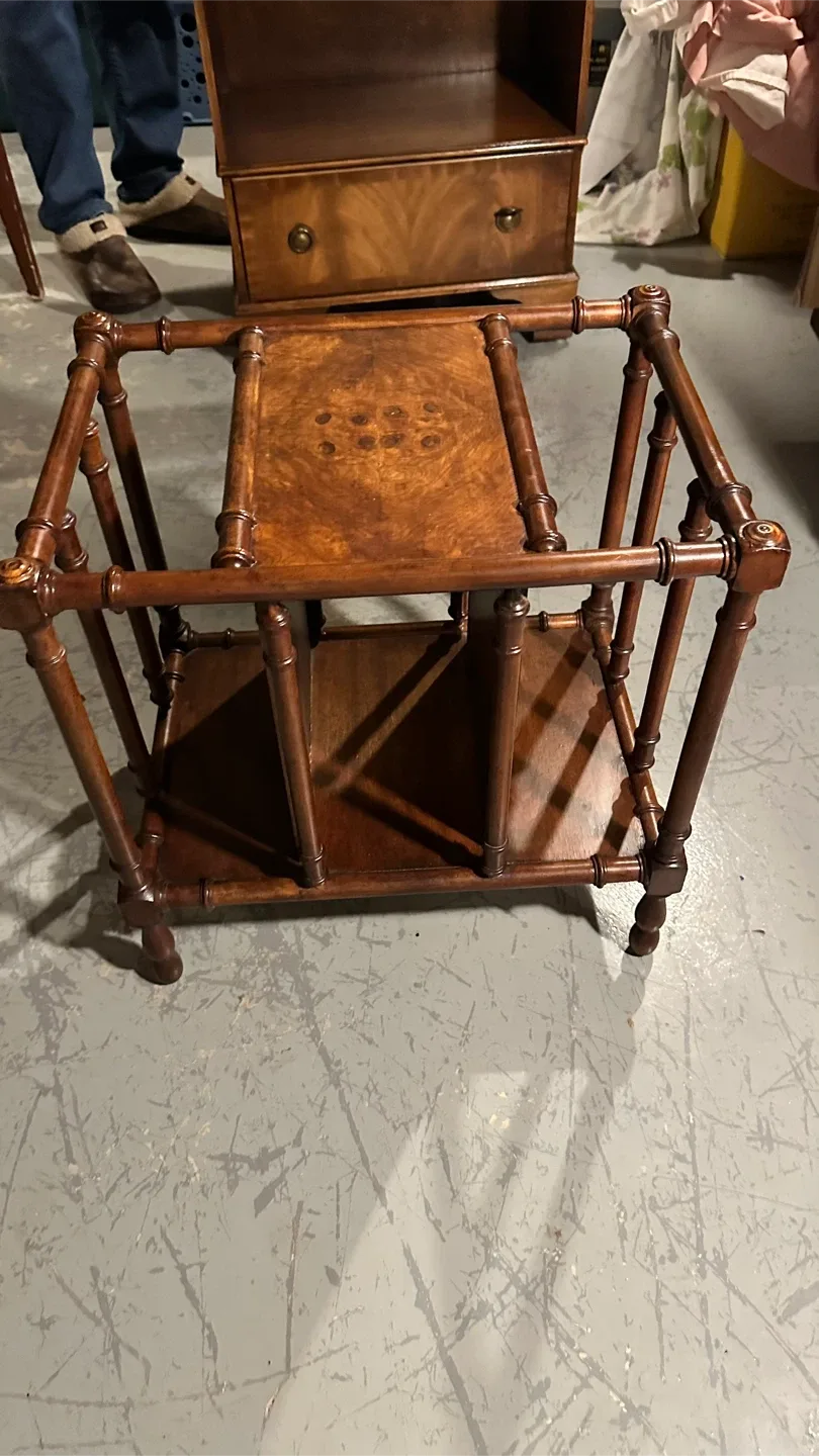 Vintage Wooden Magazine Rack thumbnail