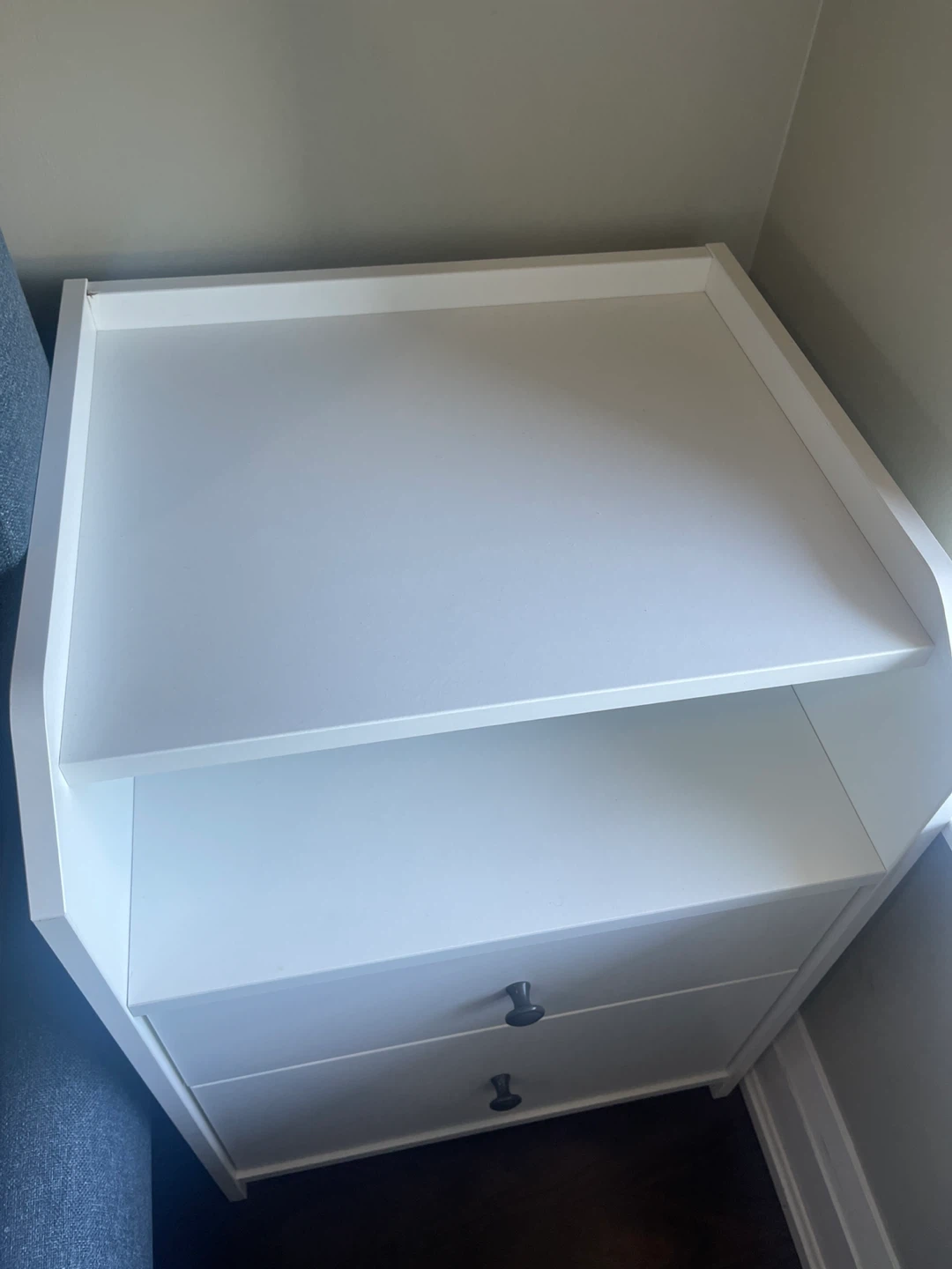 IKEA HAUGA White Nightstand (set of 2) - photo 2