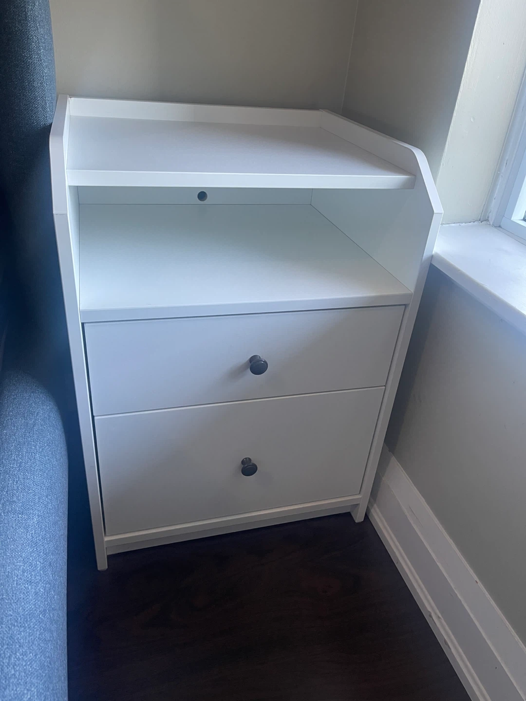 IKEA HAUGA White Nightstand (set of 2)