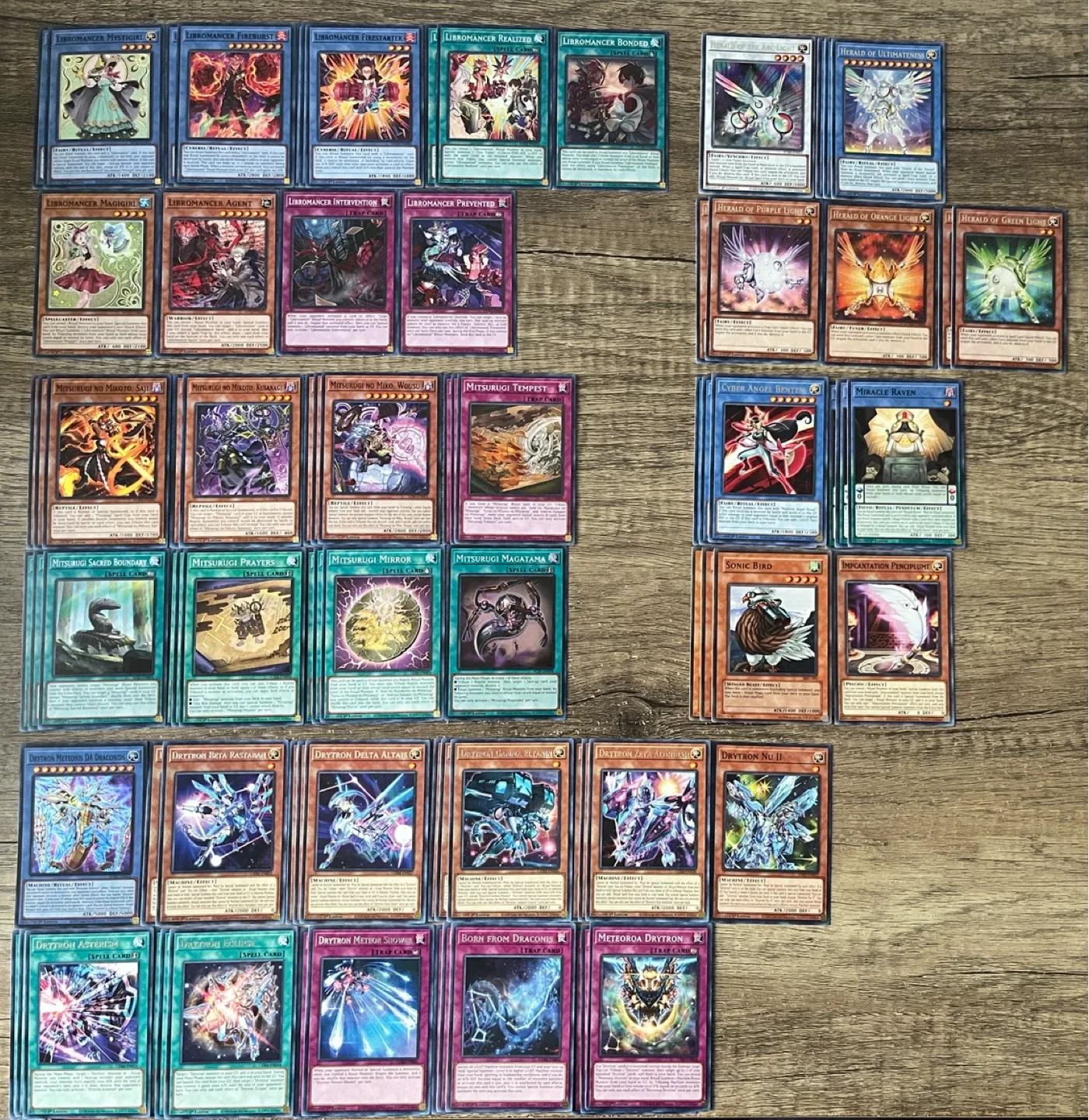 Yugioh Cards - Mitsurugi, Drytron, Libromancer & more! thumbnail