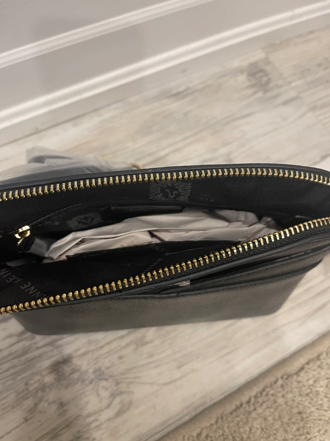 leather purse Black for party - photo 5