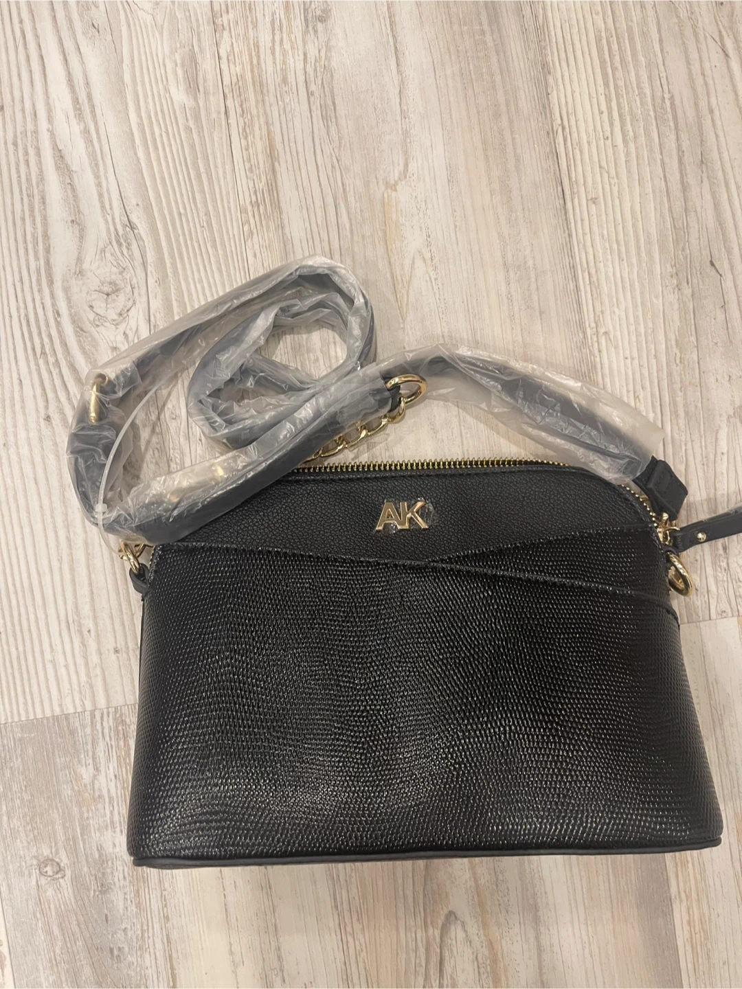 leather purse Black for party - photo 3