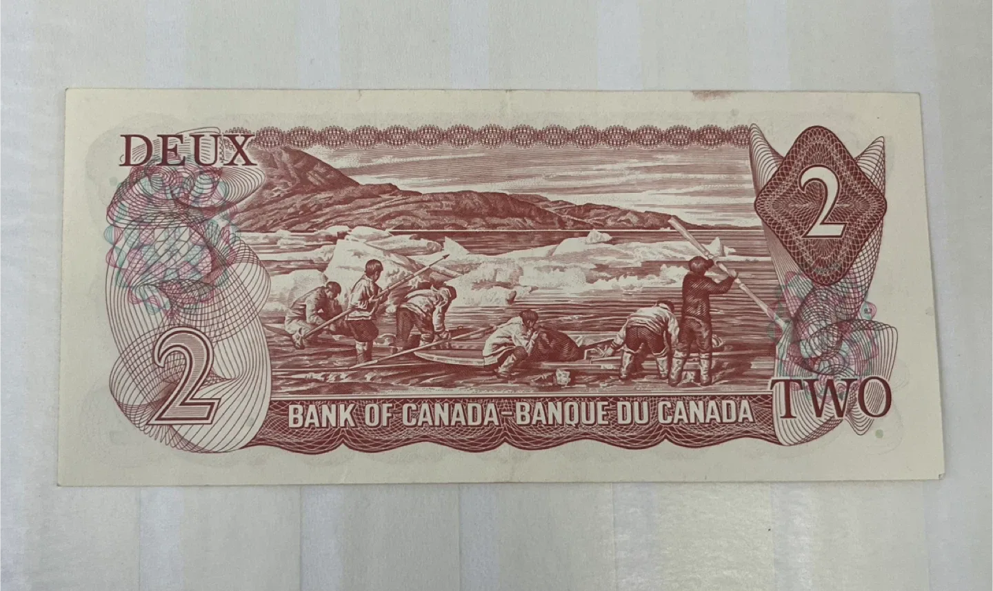 1974 Canadian $2 Bill image indicator(2)