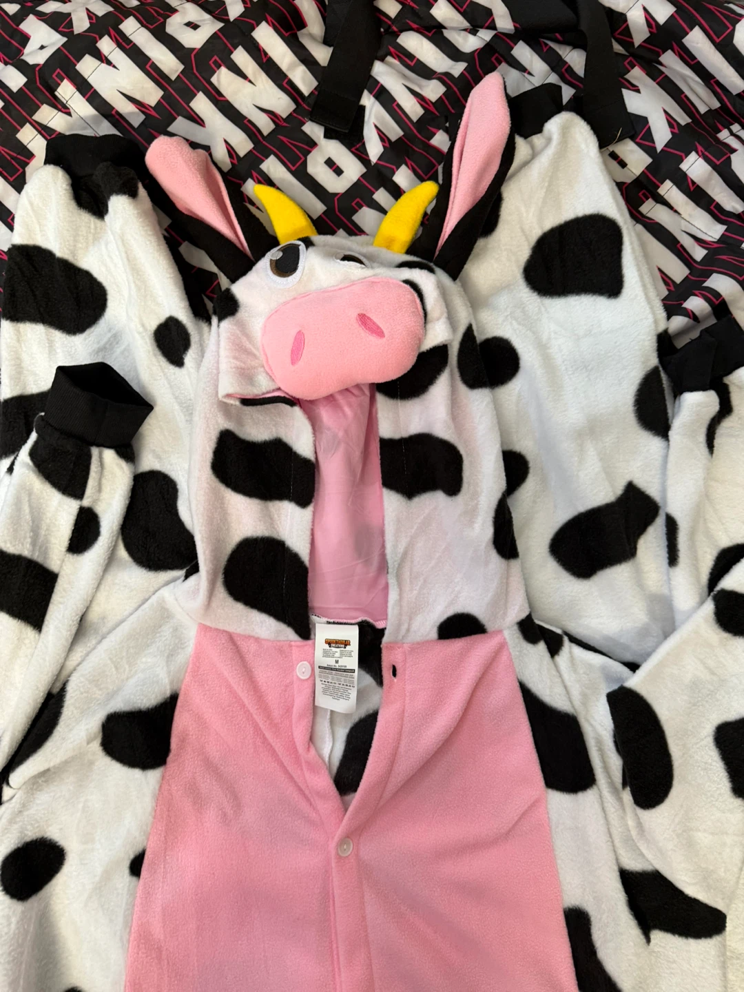 Spooktacular Creations Cow Jumpsuit - Size M adult size - photo 2
