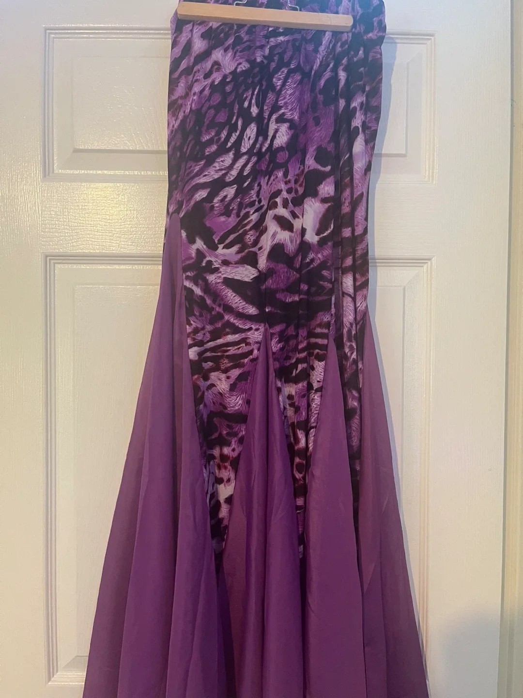 Purple Animal Print Belly Dance costume image indicator(4)