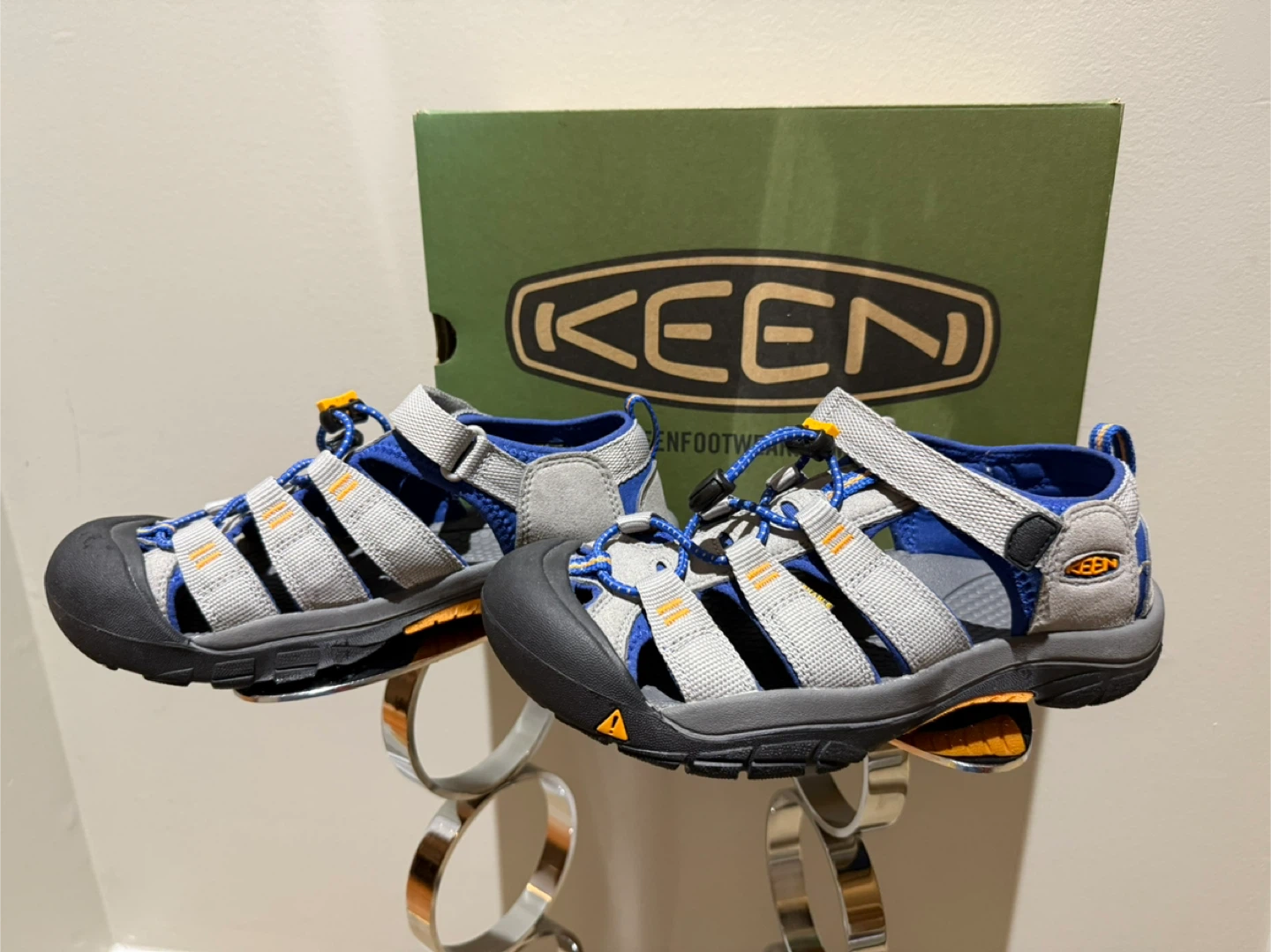 Keen Newport H2 Youth Sandals - Size 5 - Paloma/Galaxy Blue - photo 2