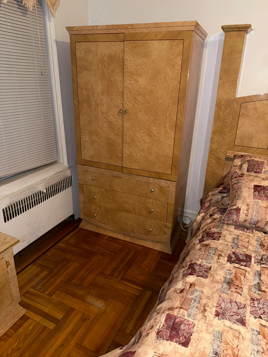 Bedroom Set - Bed, Wardrobe, and Nightstands