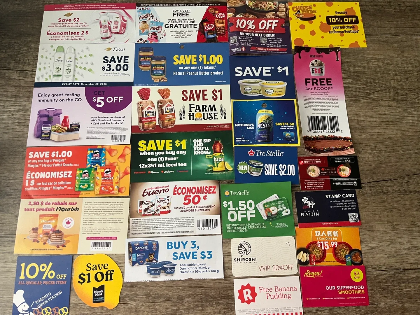 Variety of Coupons thumbnail