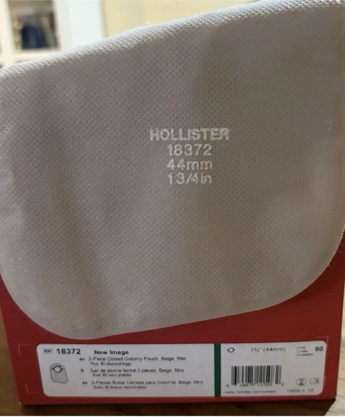 18372 Hollister New Image Ostomy  Bag Pouch - 1 3/4 in. image indicator(5)