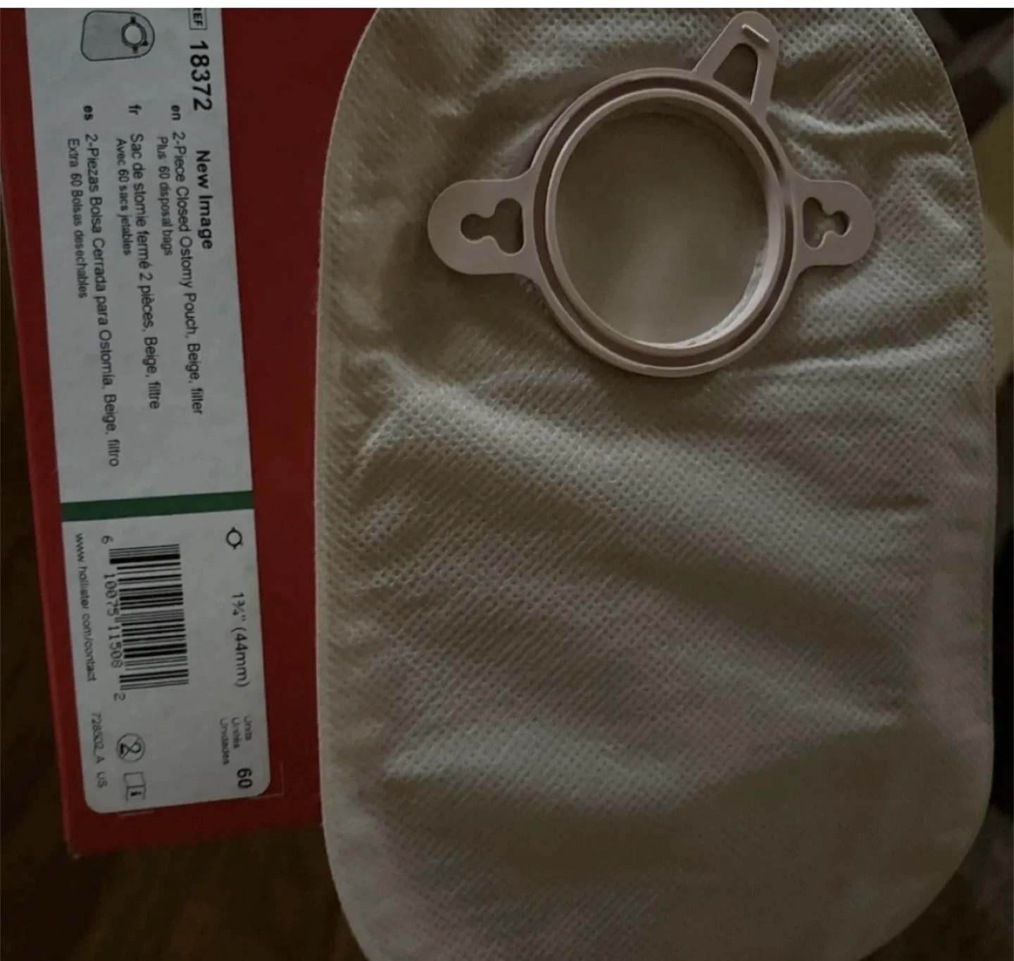 18372 Hollister New Image Ostomy  Bag Pouch - 1 3/4 in. image indicator(4)