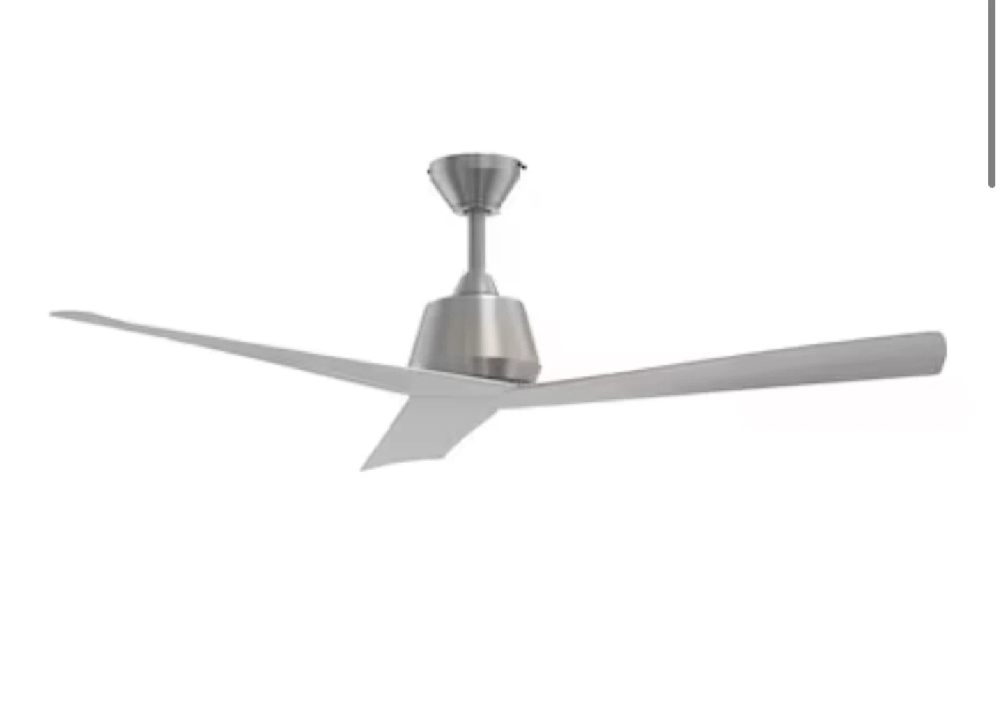 52" Ceiling Fan - brushed nickel - photo 3