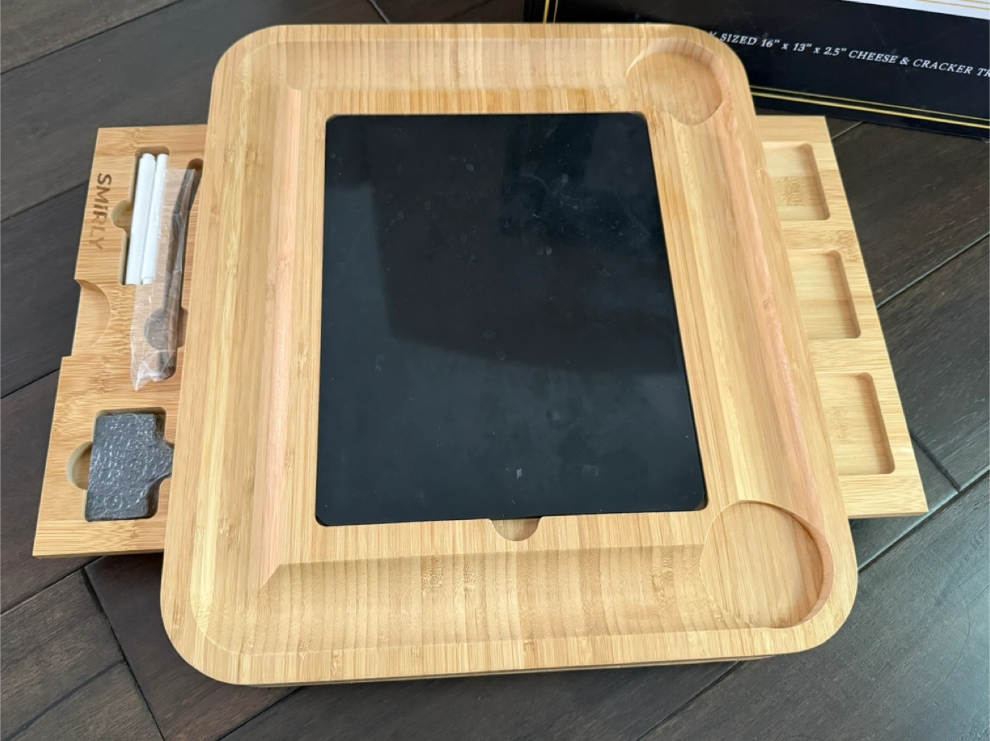 Premium Bamboo Cheese Board Charcuterie Set, New in Box - photo 4