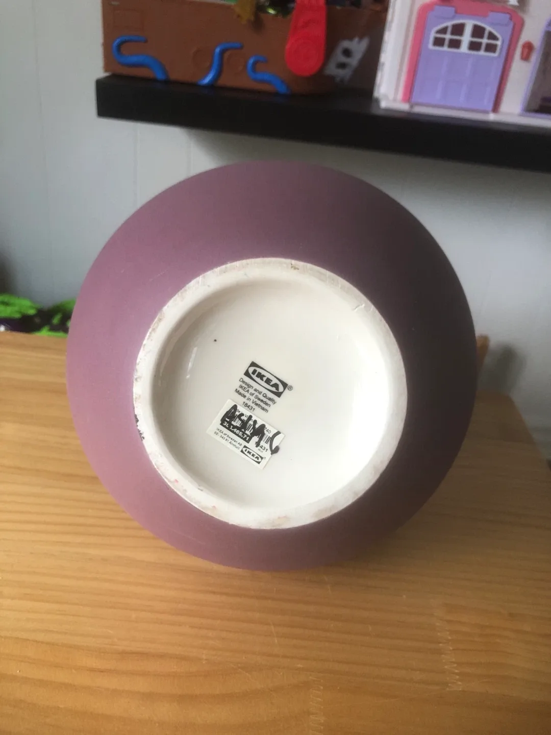 Decorative Pitcher - Purple, White, Yellow image indicator(6)