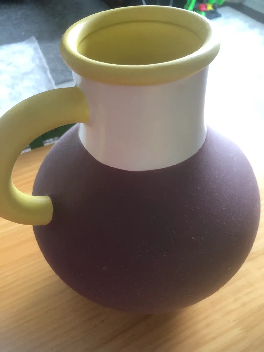 Decorative Pitcher - Purple, White, Yellow image indicator(7)