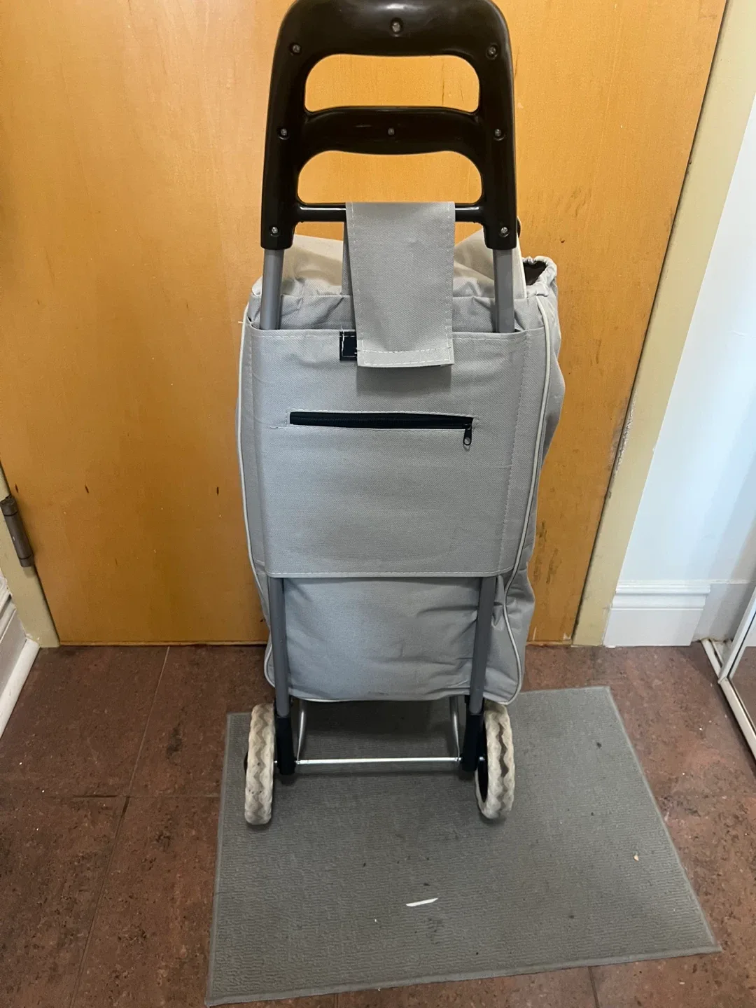 Grey Shopping Cart Tote Bag image indicator(3)