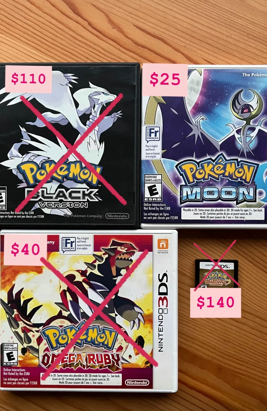 Pokemon Moon 3DS - MOVING OUT SALE 😃✈️✈️ thumbnail
