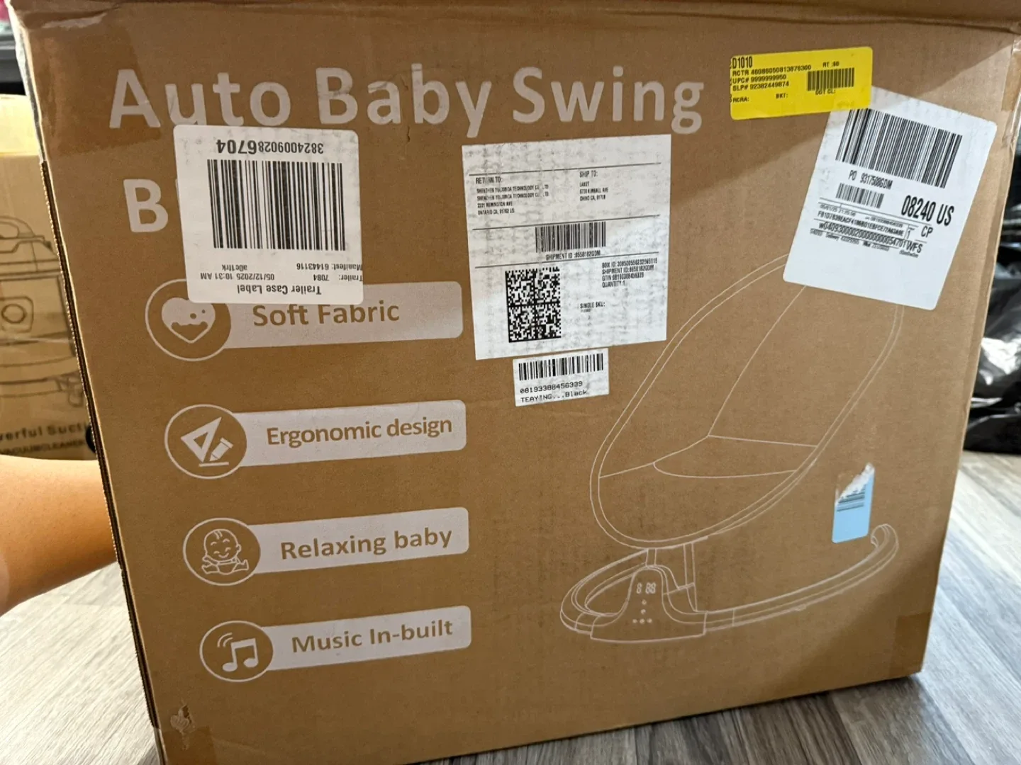 Auto Baby Swing - New in Box thumbnail