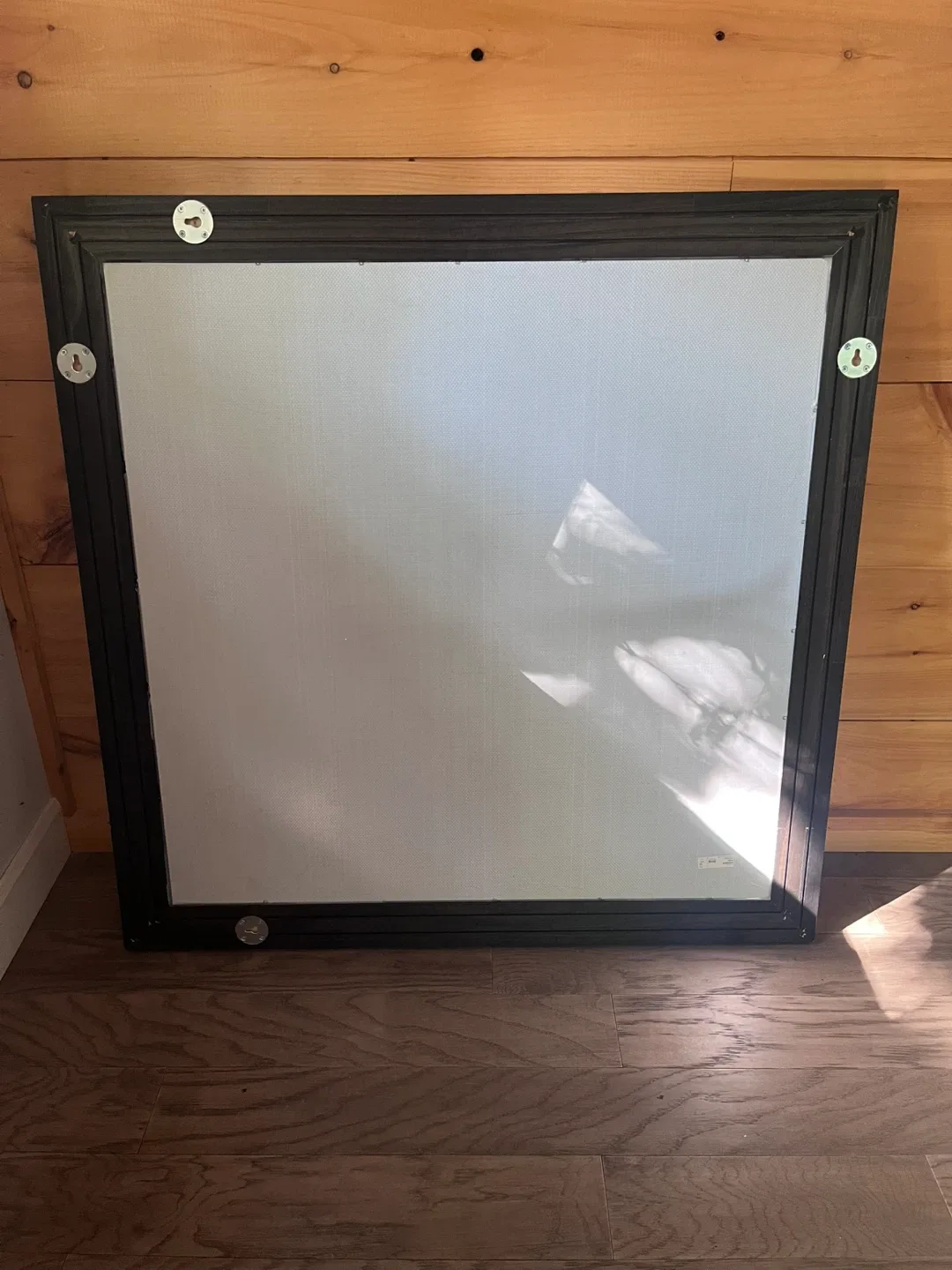 IKEA Large Mirror - HEMNES Black-Brown Square 🥕 image indicator(2)