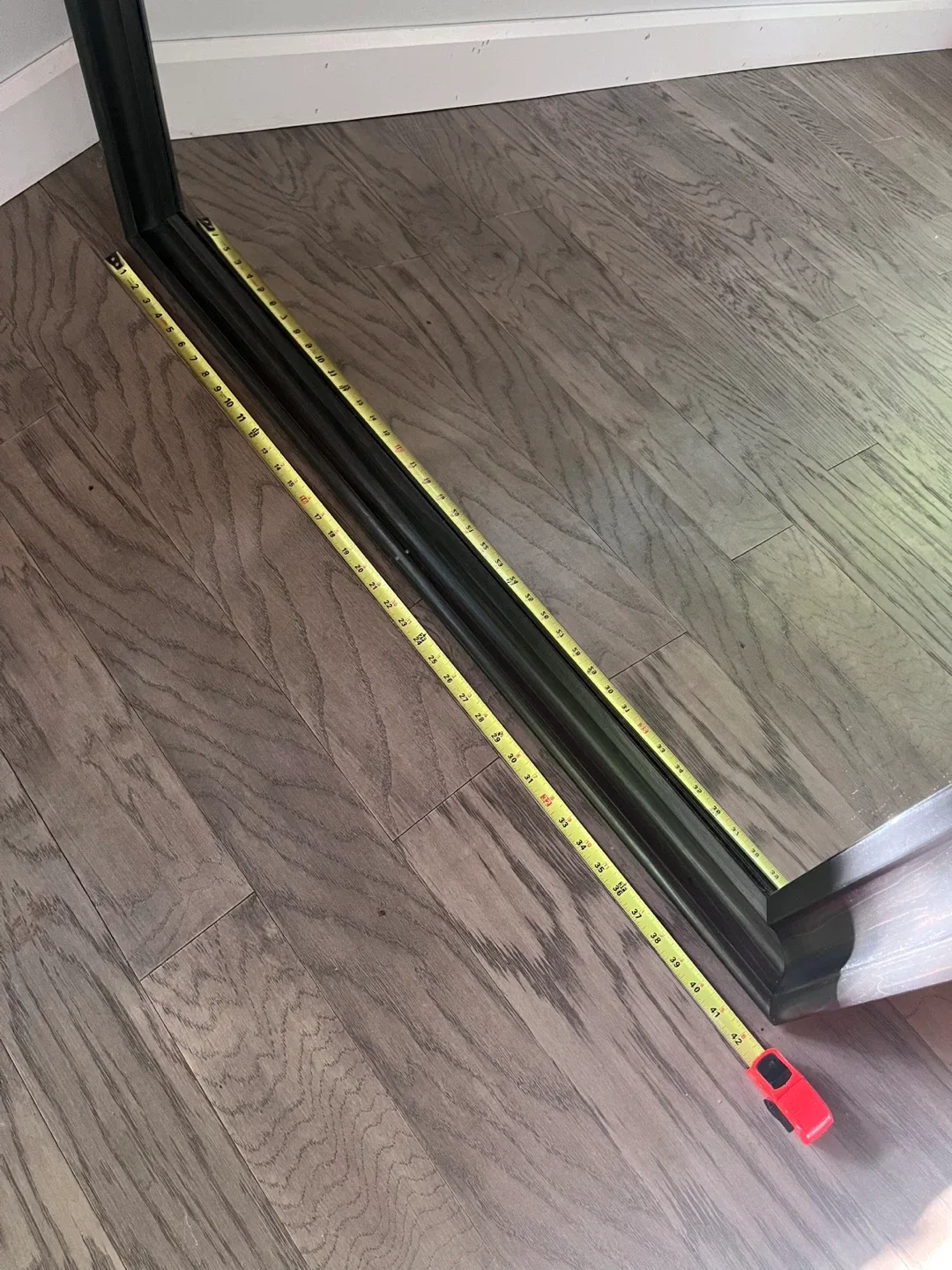 IKEA Large Mirror - HEMNES Black-Brown Square 🥕 image indicator(4)