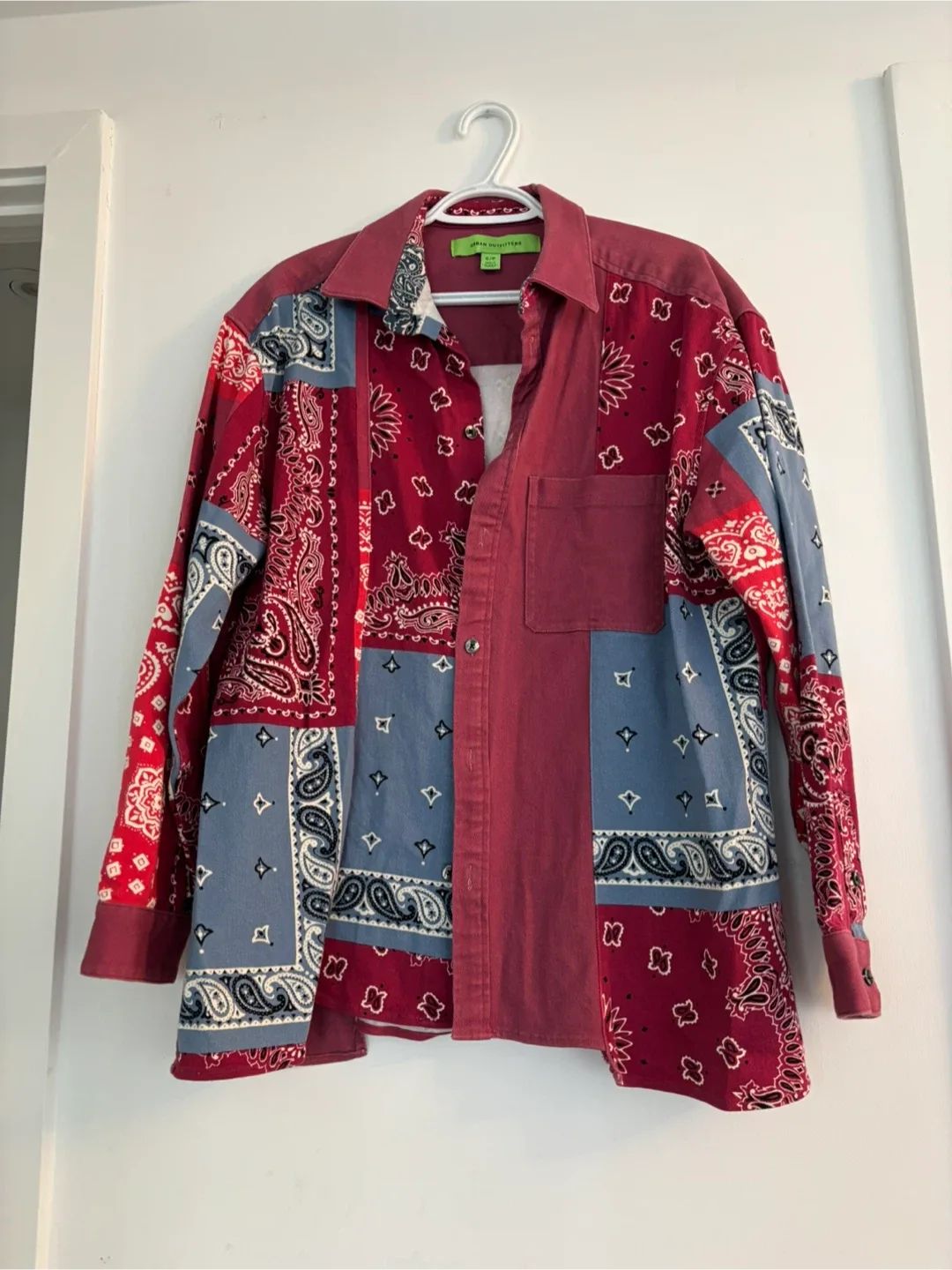 Urban Outfitters Bandana Patchwork Jacket - S/P thumbnail