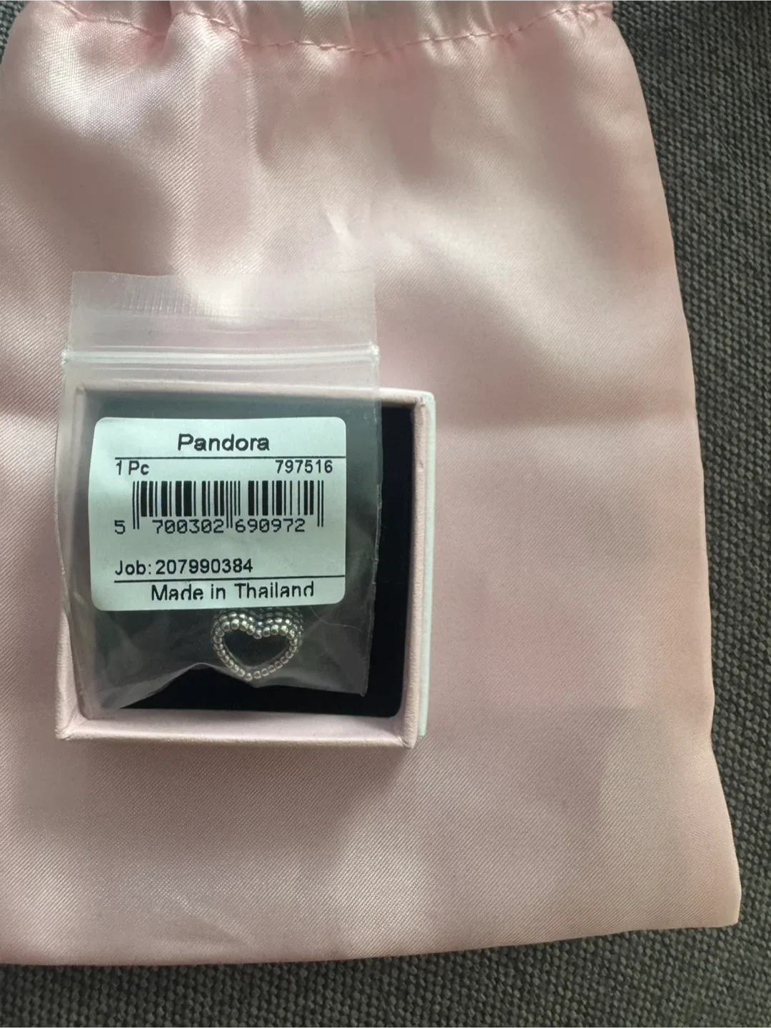 Pandora Heart Charm - New in Box thumbnail