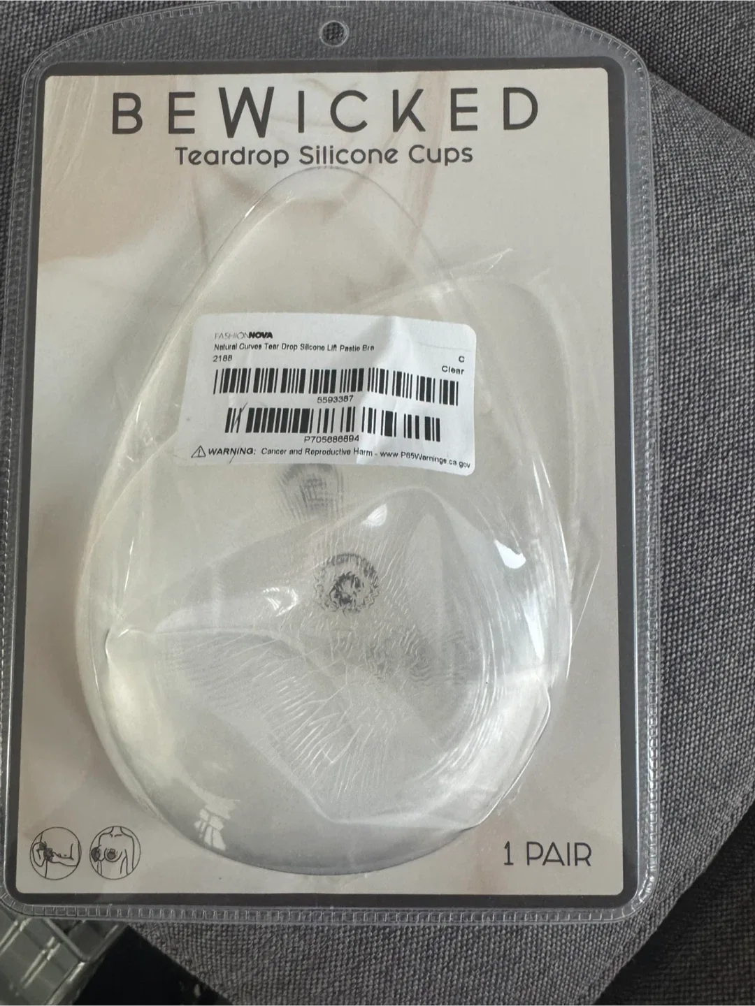 BEWICKED Teardrop Silicone Cups - New in Package! thumbnail